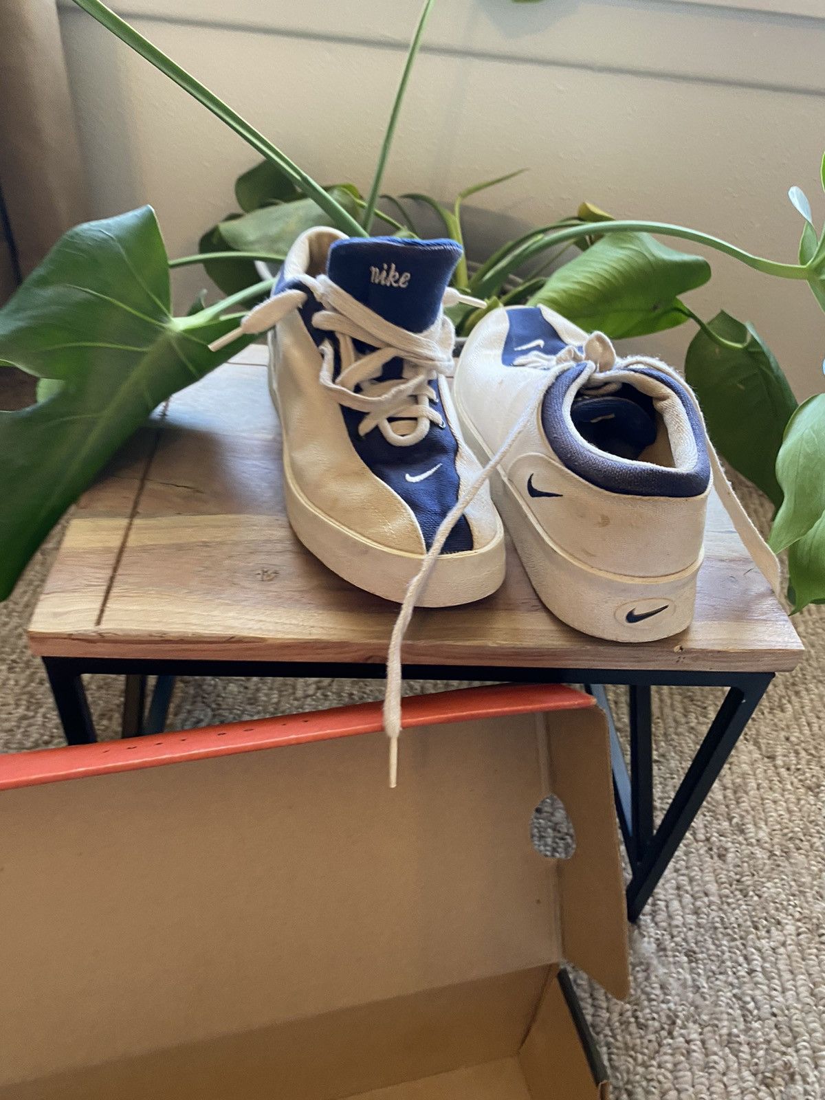 image of 90’S Nike Gts White/midnight Navy (Women’S 9) Shoes, Men's