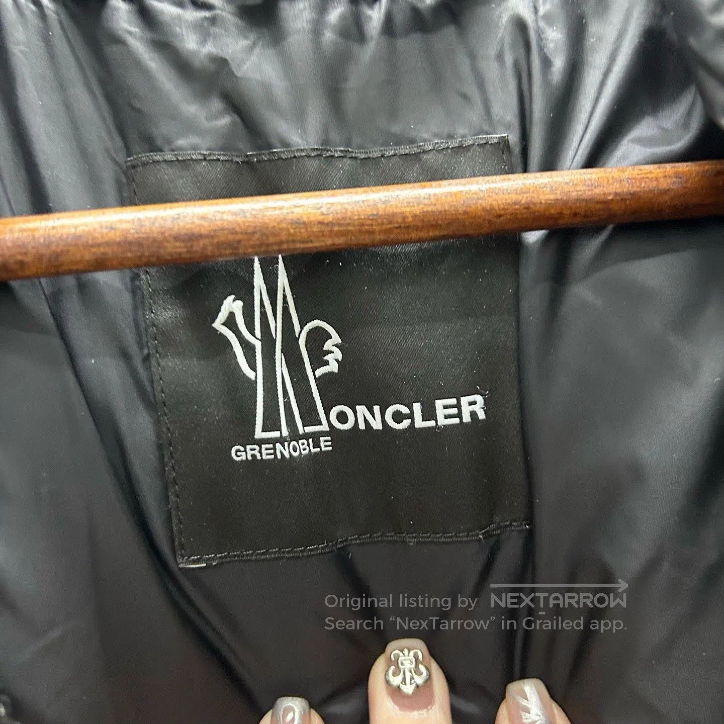 Moncler Moncler Fenis Black Waxed Leather Ski Puffer. Size M / US 6-8 / IT 42-44 - 3 Thumbnail