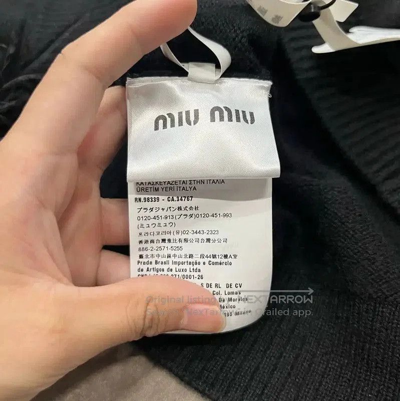 Miu Miu Miu Miu Black Cropped Jacket with Feathers . Size M / US 6-8 / IT 42-44 - 4 Thumbnail