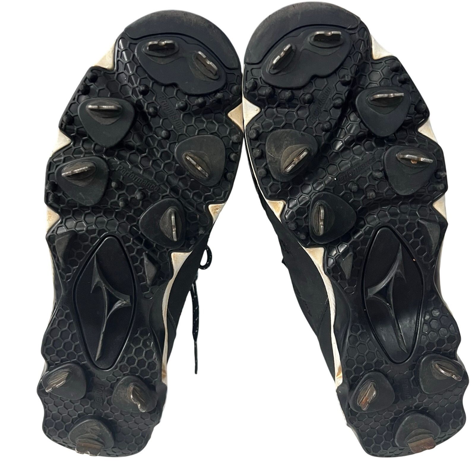 Mizuno Mizuno Men Metal Baseball Cleats 9.5 Black White 11GM195009 Size US 9.5 / EU 42-43 - 9 Thumbnail