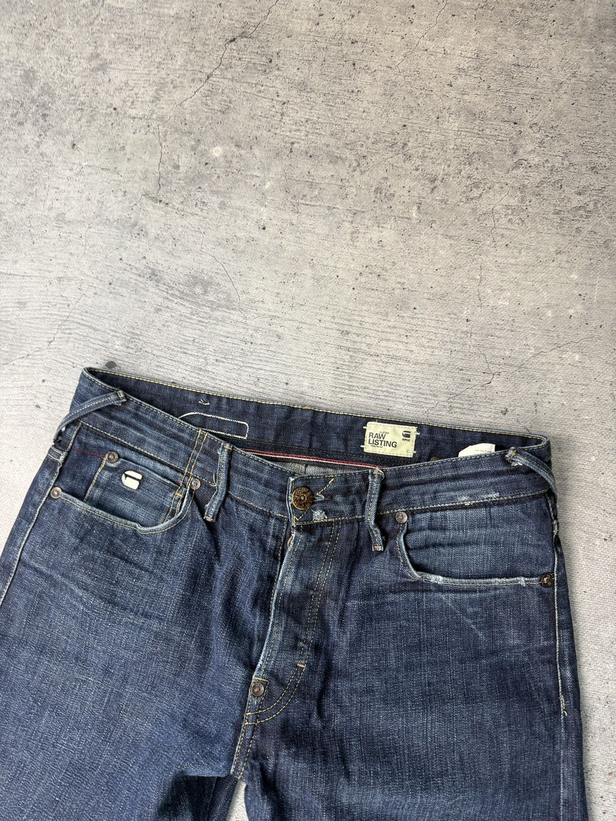 G-Star G-Star Raw US first USA denim indigo blue selvedge denim Size US 32 / EU 48 - 7 Thumbnail