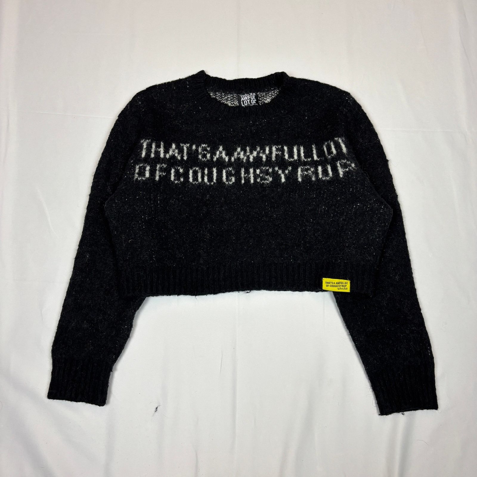Awful Lot of Cough Syrup That's A Awful Lot of Cough Syrup Fuzzy Sweater Women's XL Size XL / US 12-14 / IT 48-50 - 2 Thumbnail