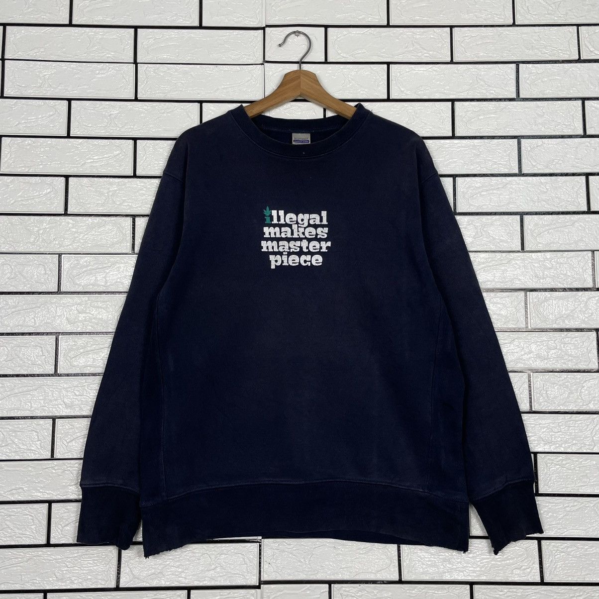 Other Vintage Illigal Makes Master Piece Sweatshirt Size US L / EU 52-54 / 3 - 1 Thumbnail