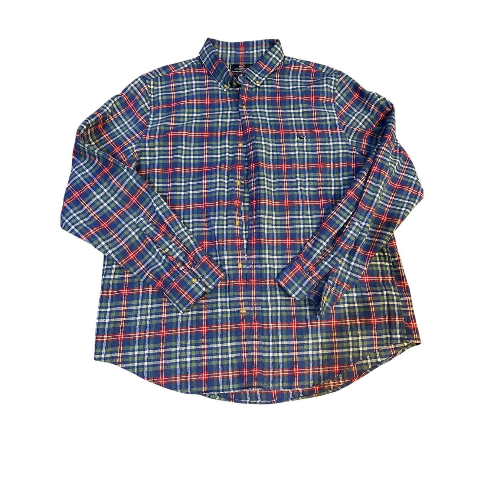 Vineyard Vines Vineyard Vines slim fit tucker shirt mens XL flannel Size US XL / EU 56 / 4 - 1 Thumbnail