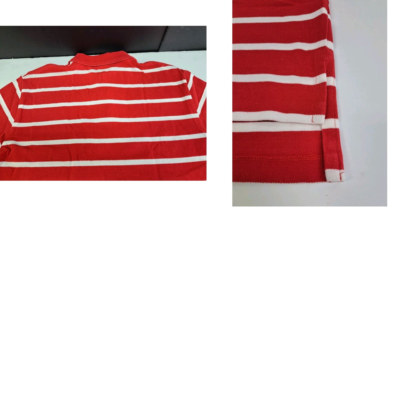 Ralph Lauren Ralph Lauren Polo Shirt Men's Short Sleeve Red/White Striped Polo M Size US M / EU 48-50 / 2 - 8 Thumbnail