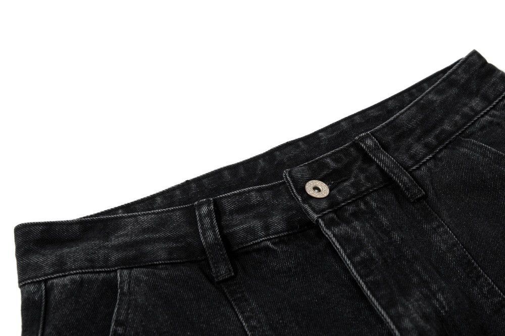 Vintage Men's washed distressed punk loose wide-leg scimitar jeans Size US 34 / EU 50 - 3 Thumbnail