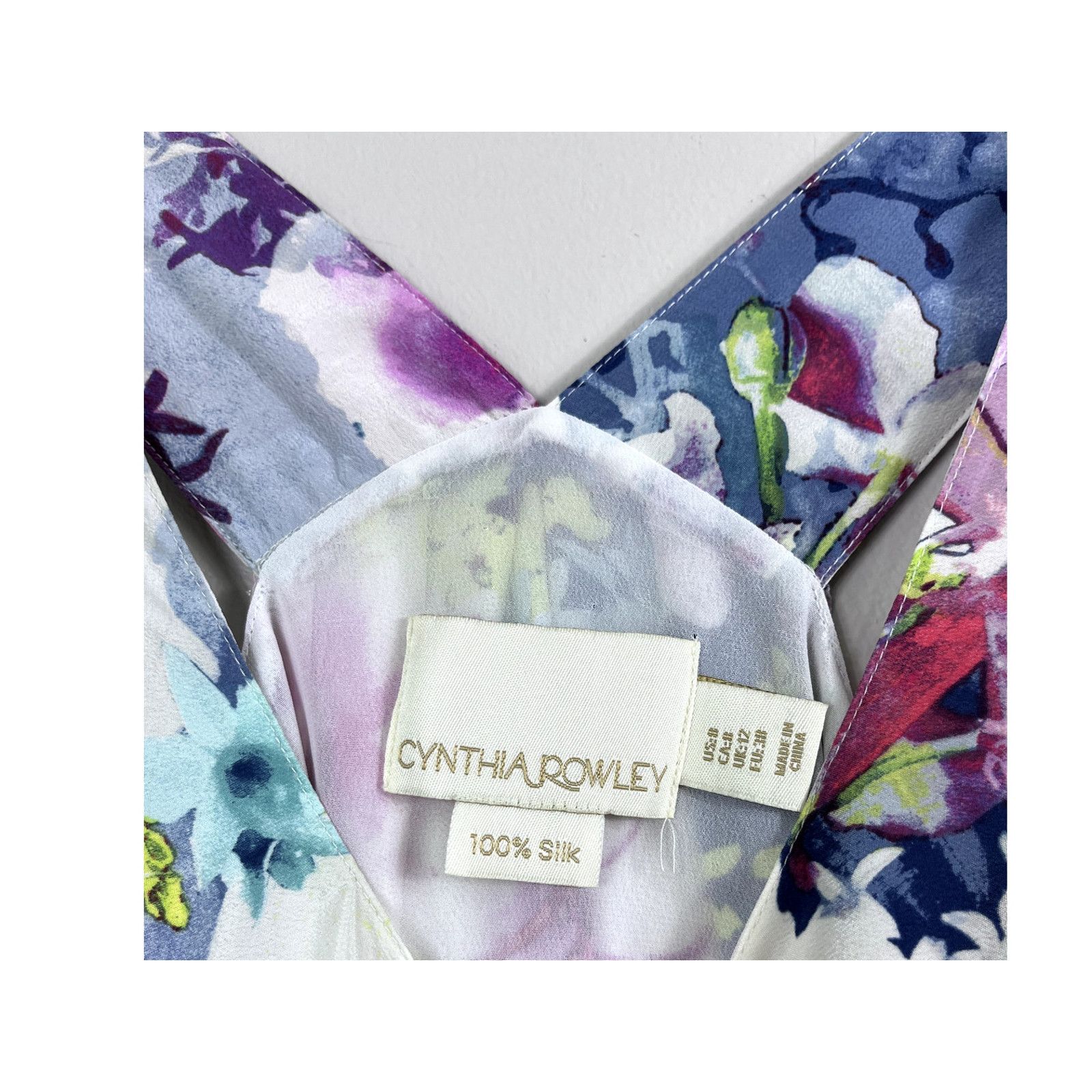 Cynthia Rowley Women's Silk Floral Cynthia Rowley Sundress 8 Size M / US 6-8 / IT 42-44 - 3 Thumbnail