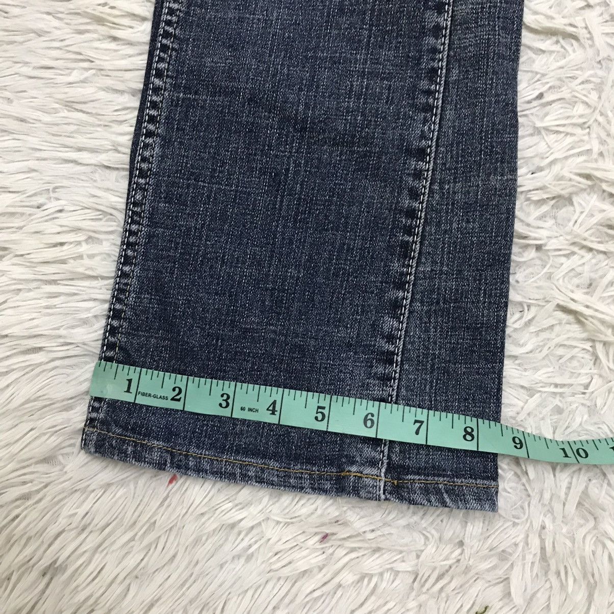 Japanese Brand Vintage Georgia Love Flare Denim Jeans Size US 28 / EU 44 - 17 Thumbnail