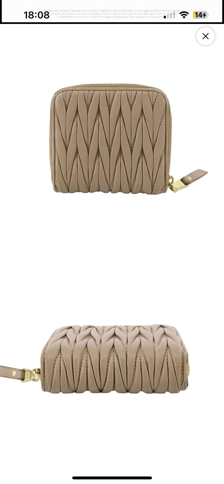 Miu Miu Miu miu lamb skin wallet Size M / US 6-8 / IT 42-44 - 17 Thumbnail