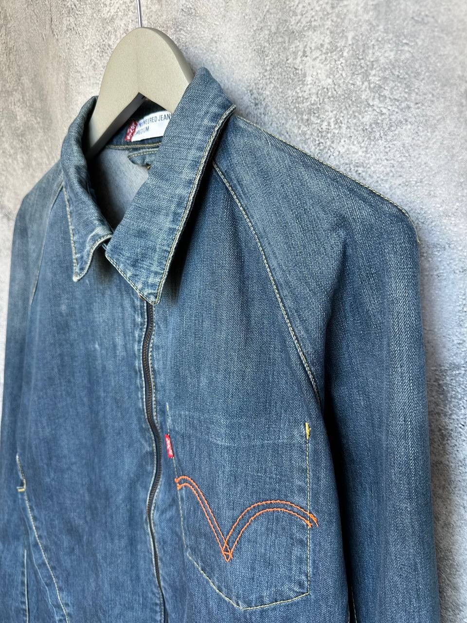 Levi's Vintage Clothing Levi's Engineered Denim Jacket Distressed Jeans Rare Size US M / EU 48-50 / 2 - 6 Thumbnail