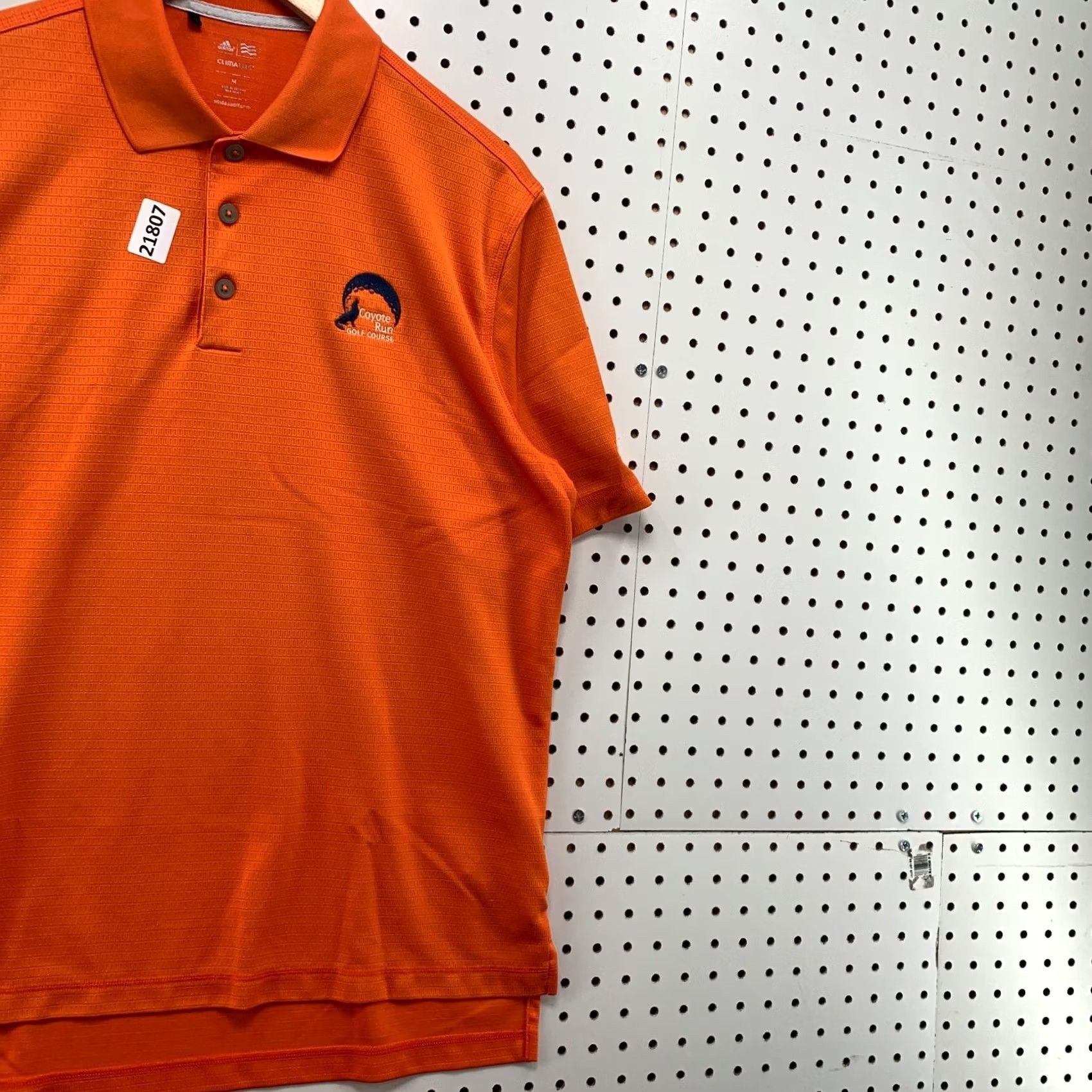 Adidas Adidas Climalite Polo Shirt Orange Mens Medium Golf 22x29 Coyote Run Course Size US M / EU 48-50 / 2 - 4 Thumbnail