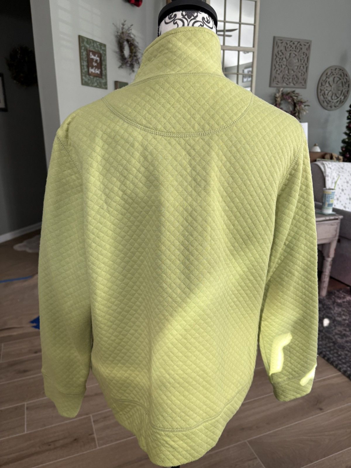 Other Petite large lime green zip up jacket Size L / US 10 / IT 46 - 3 Thumbnail
