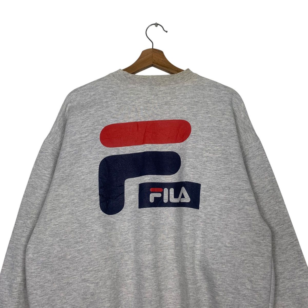 Fila Vintage Fila Big Logo Sweatshirt Made In USA Size US M / EU 48-50 / 2 - 8 Thumbnail