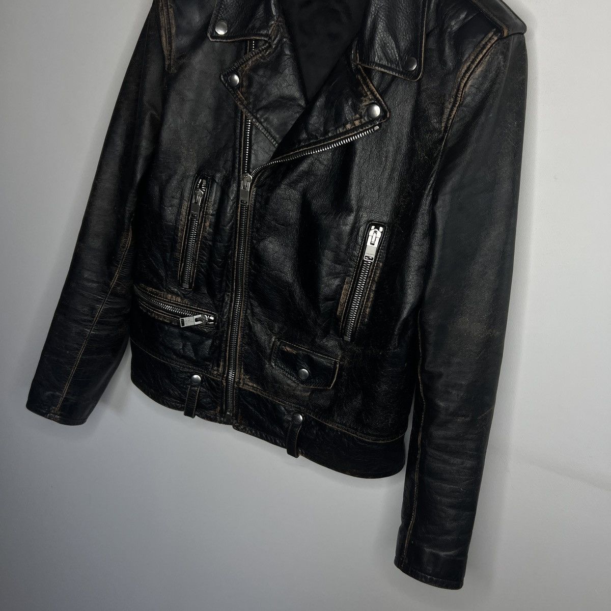 Saint Laurent Paris Saint Laurent anti-smoking leather jacket Size US M / EU 48-50 / 2 - 8 Thumbnail