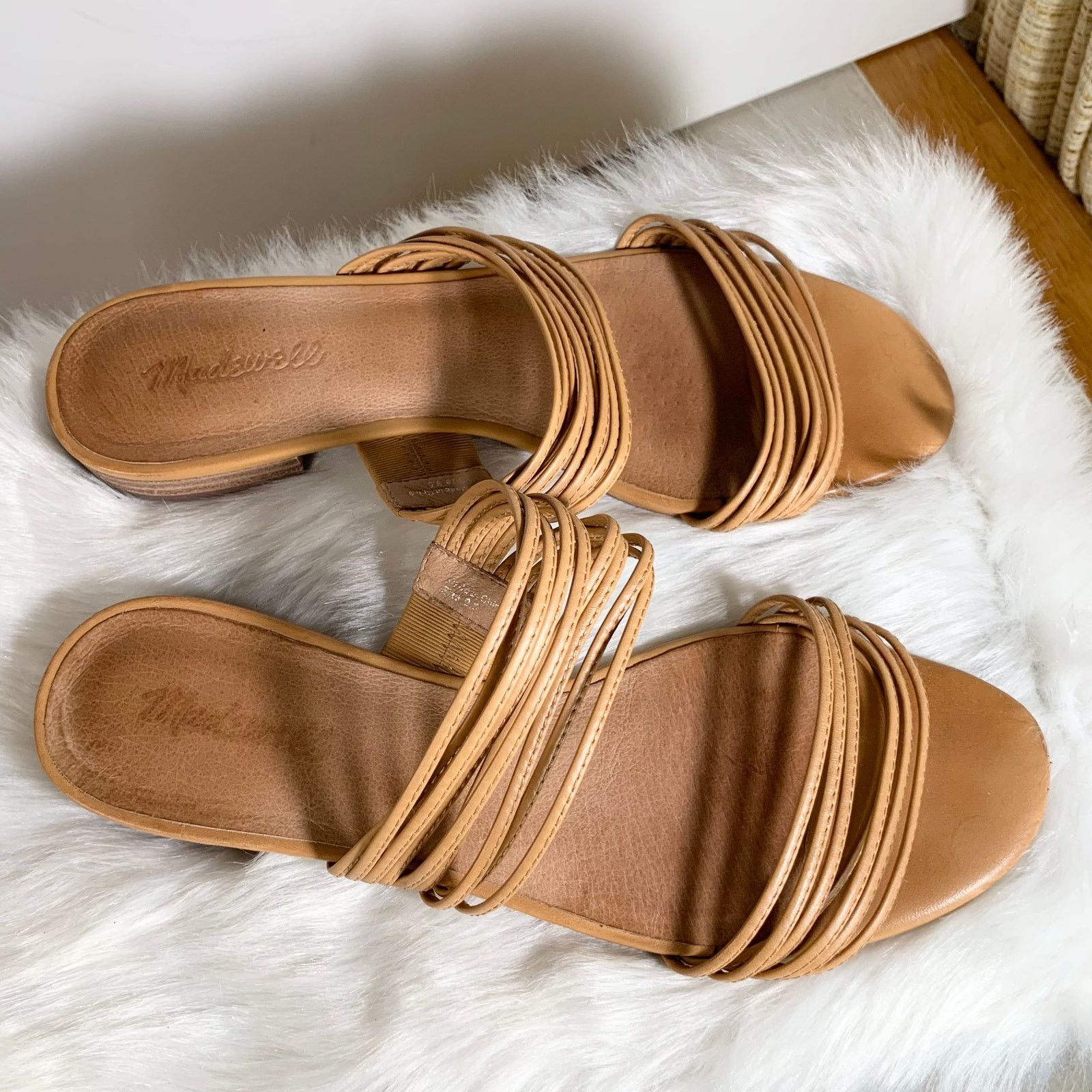 Madewell Madewell Meg Strappy Leather Slide Sandals Size 9.5 Size US 9.5 / EU 42-43 - 1 Thumbnail