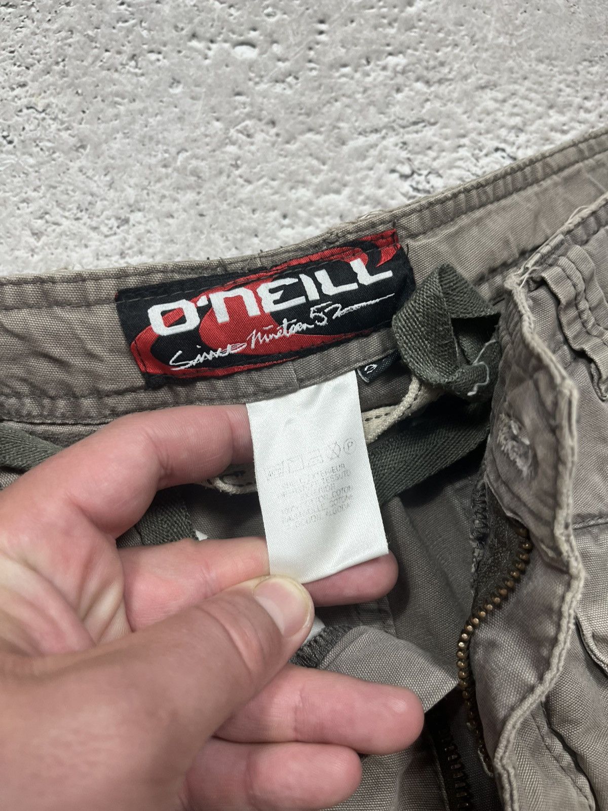 O'Neill × Vintage O’Neill Baggy Faded Cargo Pants Wide Fit Workwear Style Size US 34 / EU 50 - 6 Thumbnail