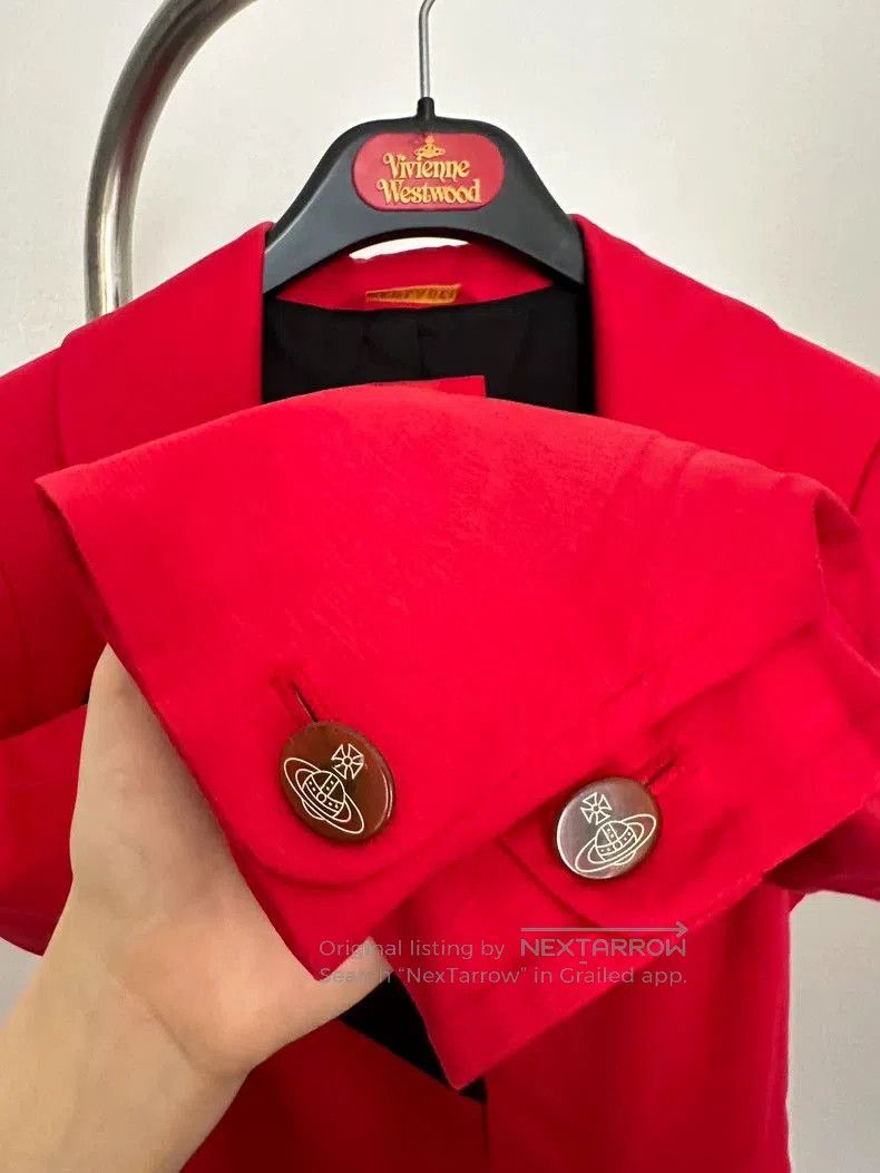 Vivienne Westwood Vivienne Westwood Red Heart Collar Blazer . Size US M / EU 48-50 / 2 - 4 Thumbnail