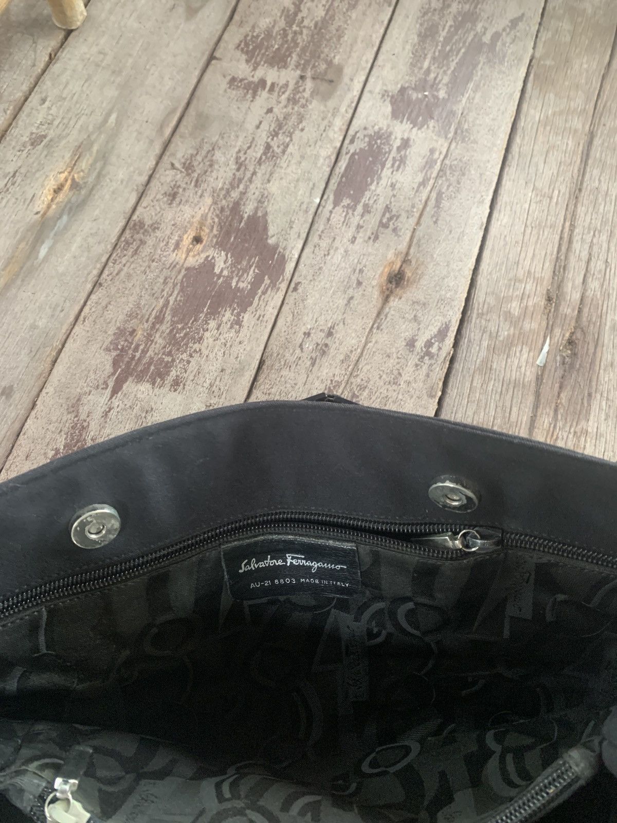 Designer × Salvatore Ferragamo SALVATORE FERRAGAMO ITALY NYLON HANDBAG Size ONE SIZE - 5 Thumbnail