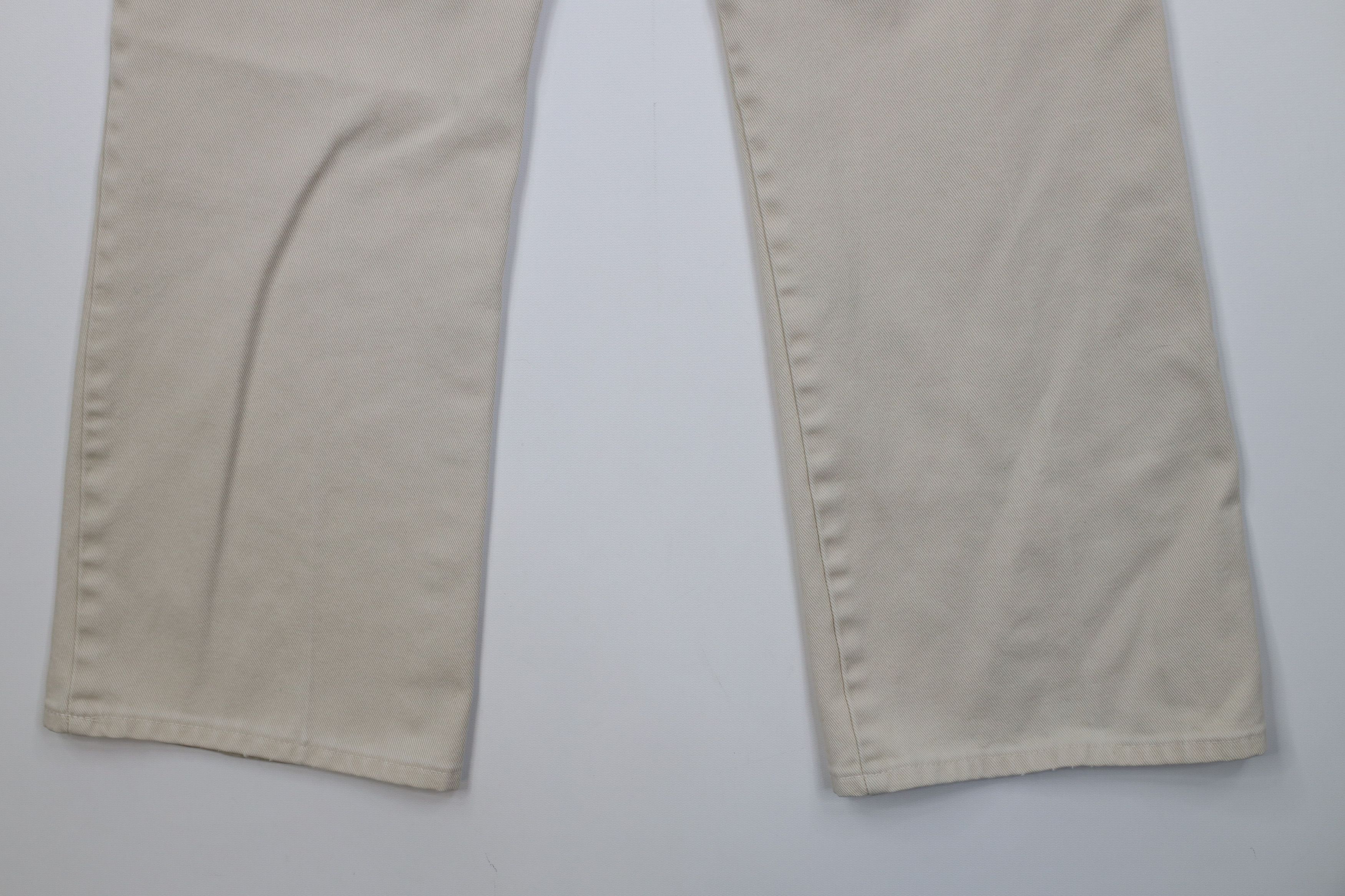 Vintage Vintage 70s Streetwear Twill Flared Wide Leg Jeans Beige USA Size US 32 / EU 48 - 12 Thumbnail
