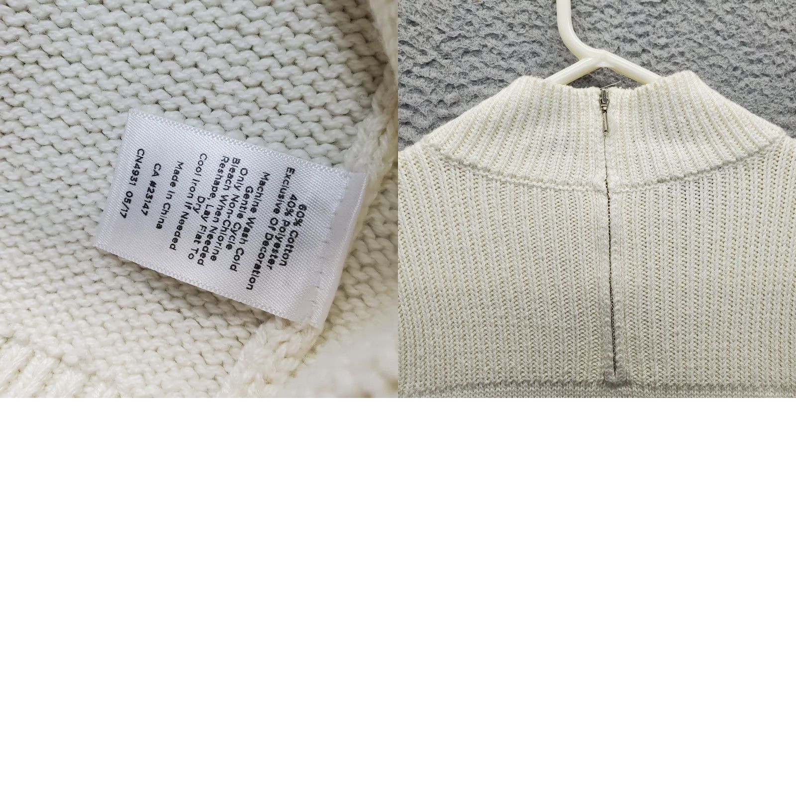 Talbots Talbots Sweater Womens Size PXL Multicolor Embroidered Floral Knit Mock Neck Casual Pullover Women Size PXL Size XL / US 12-14 / IT 48-50 - 8 Thumbnail