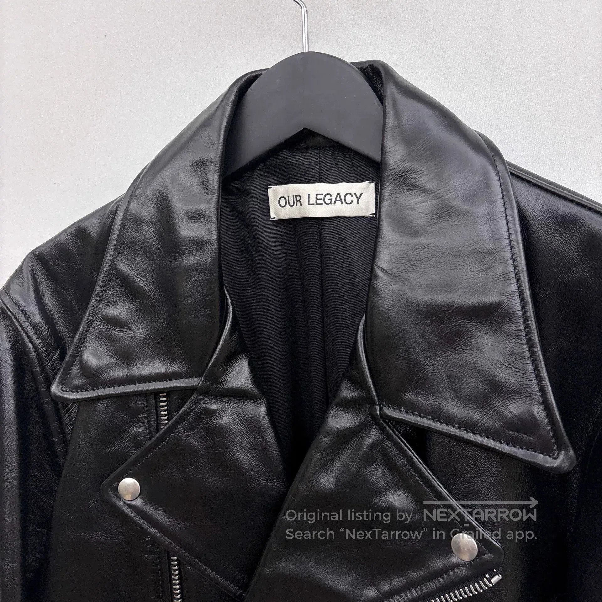Our Legacy OUR LEGACY Leather Biker Jacket. Size US L / EU 52-54 / 3 - 2 Thumbnail