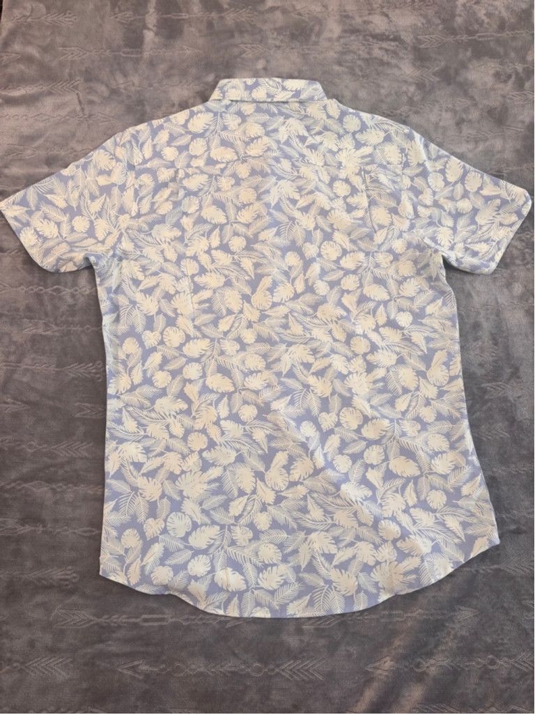 Other Men's Heritage Button Down Shirt Size L Blue Floral Size US L / EU 52-54 / 3 - 7 Thumbnail