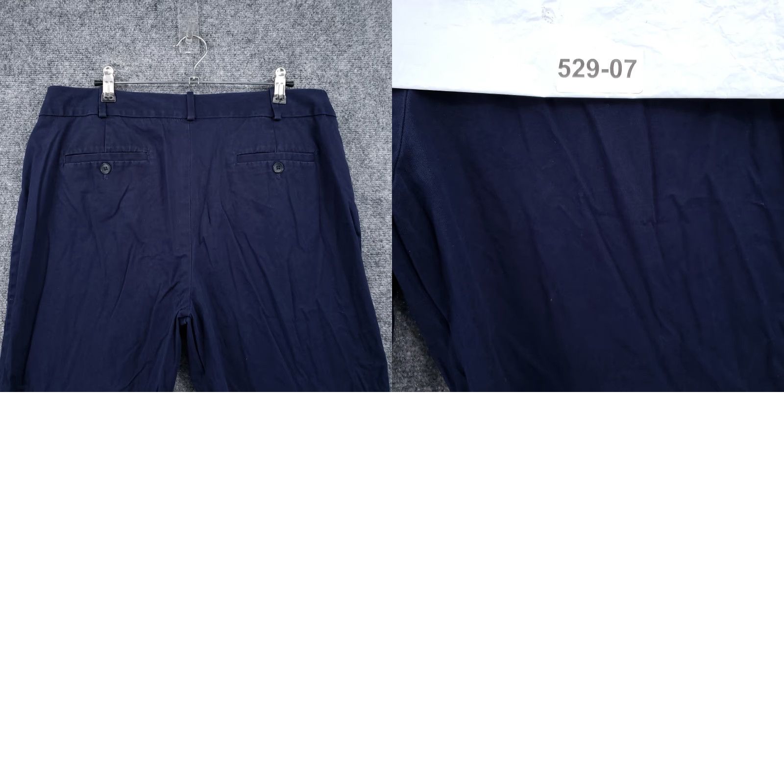 Talbots Talbots Pants Womens 12 Blue High Rise Cropped Straight Leg Work Cropped Pants Mens? No – Women Size 34" / US 12 / IT 48 - 9 Thumbnail