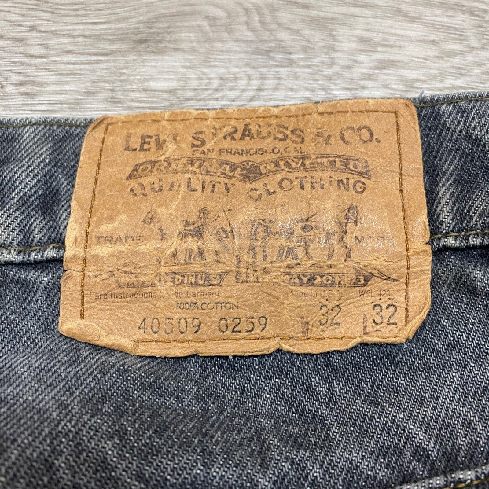 Levi's × Vintage VTG Levi's 40509 0259 Straight Leg Jeans 30x30 Made in USA Size US 30 / EU 46 - 3 Thumbnail