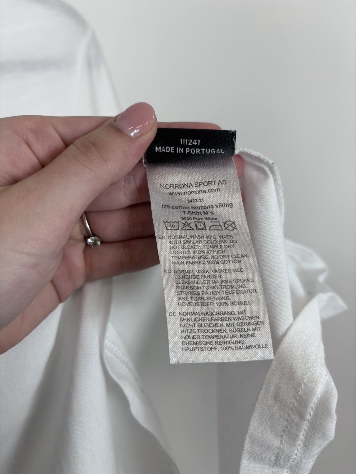 Norrona Norrona /29 Cotton Viking T-Shirt Big Logo White Outdoor Size US S / EU 44-46 / 1 - 10 Thumbnail