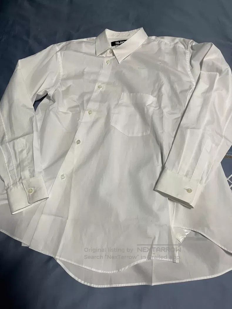 Comme des Garcons Comme Des Garcons Bias-cut pure cotton long-sleeved white Size S / US 4 / IT 40 - 5 Thumbnail