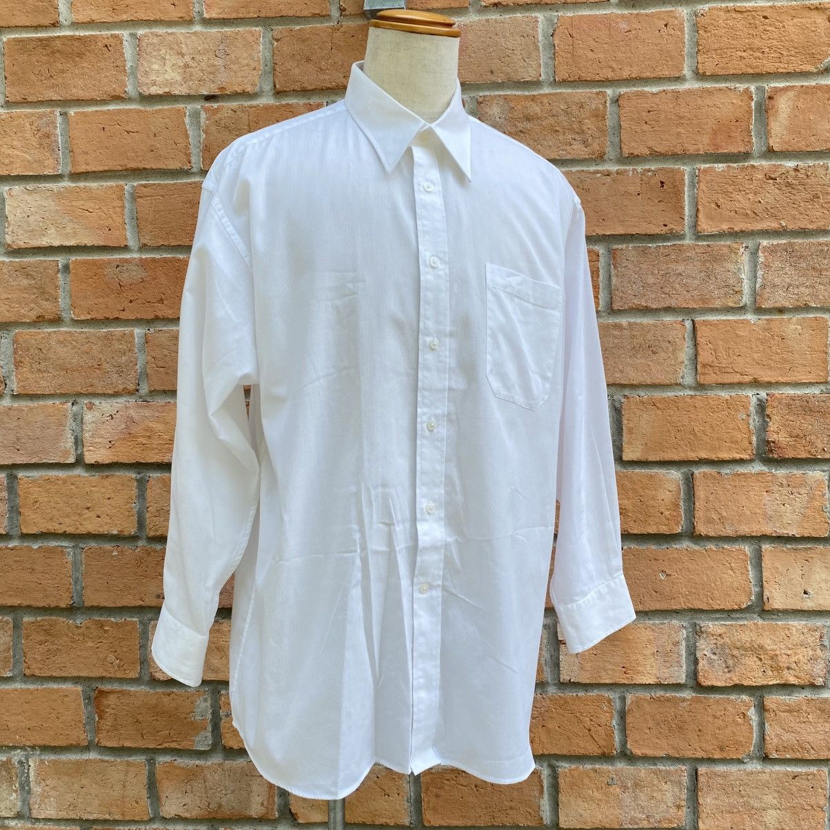 Givenchy GIVENCHY White Long Sleeve Button-Up Shirt Size US XL / EU 56 / 4 - 16 Thumbnail