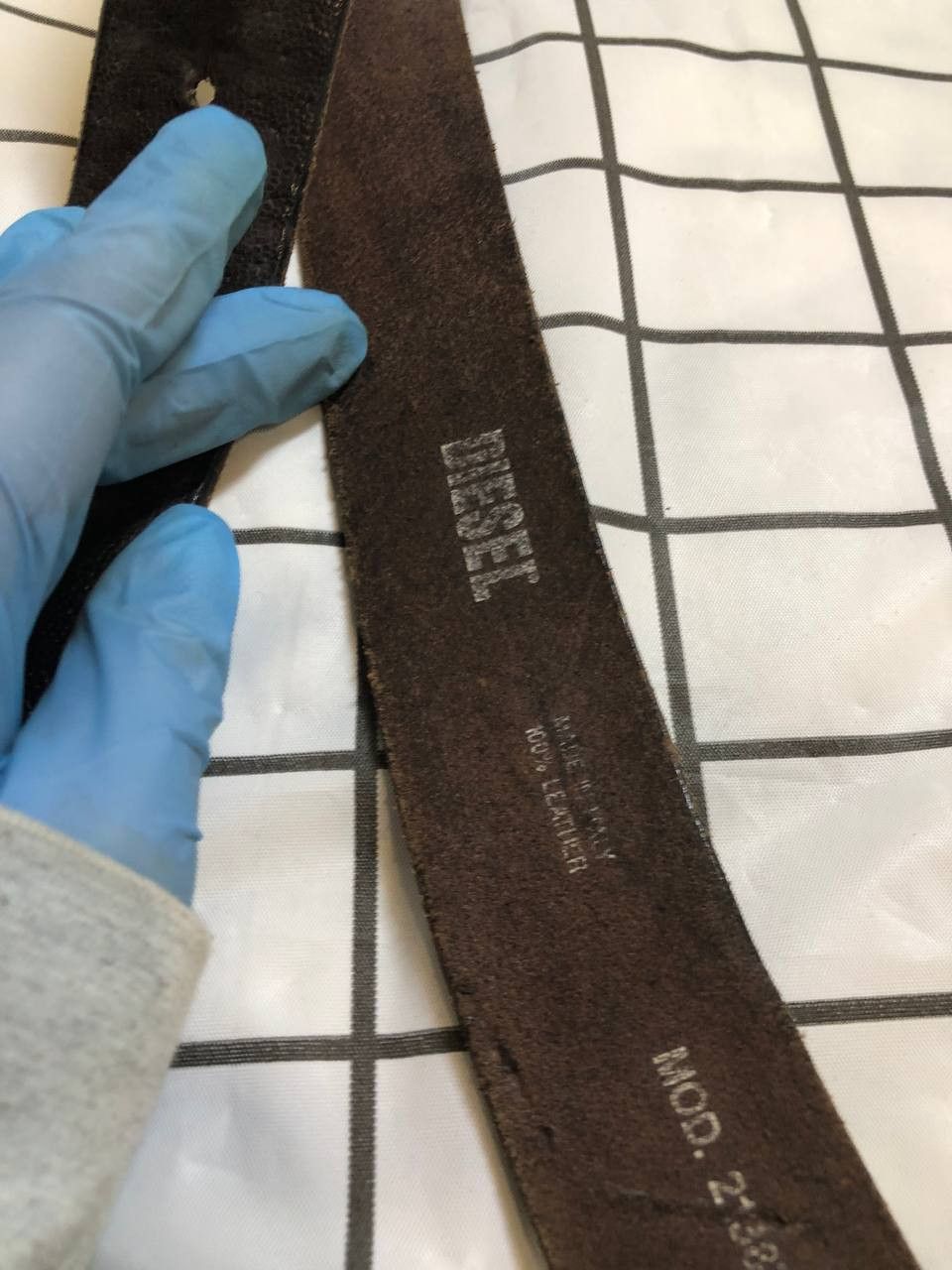 Diesel Diesel Mens Belt Vintage Leather Brown Luxury Made in Italy Size ONE SIZE - 7 Thumbnail