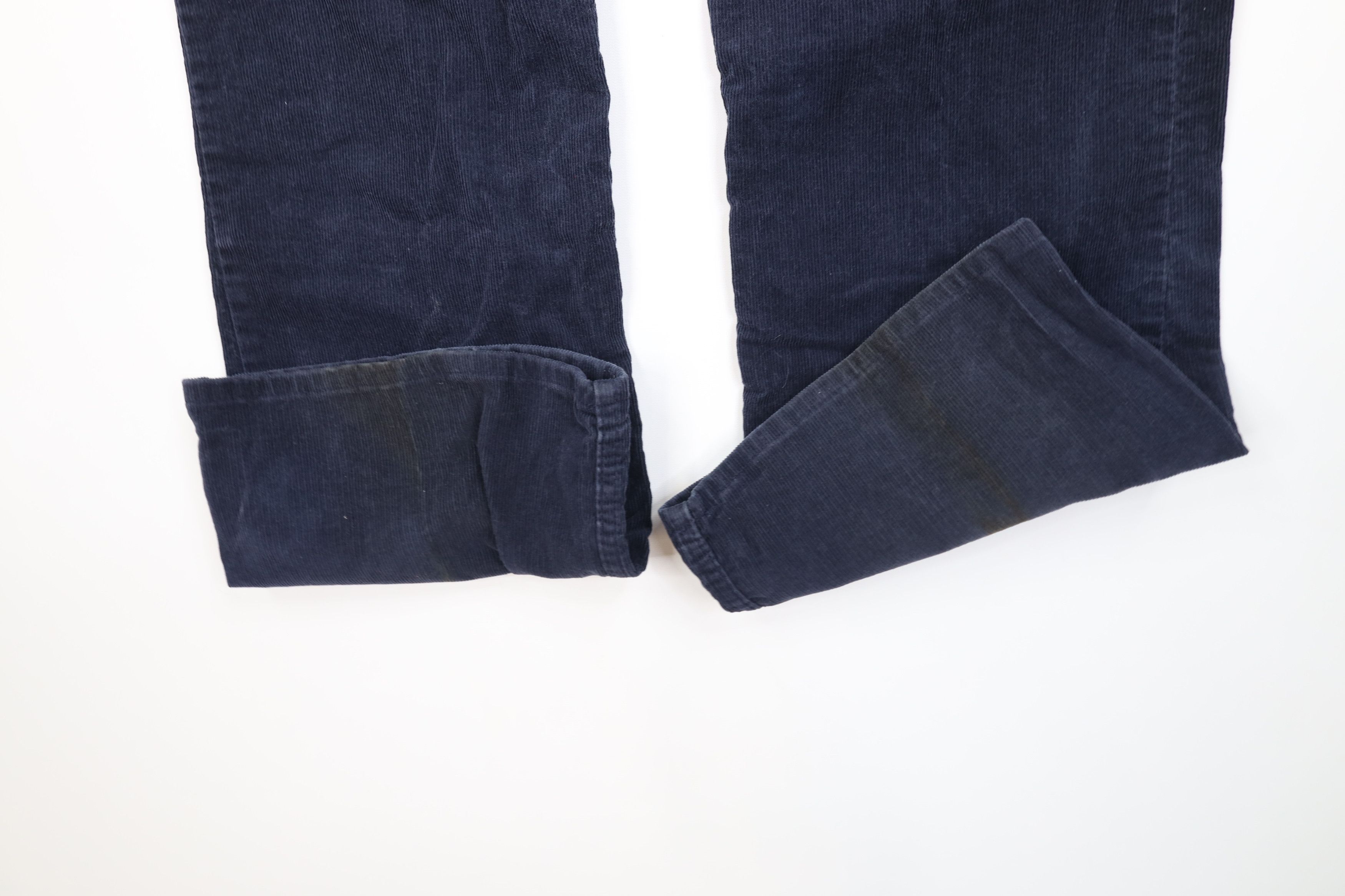 Vintage Vintage 70s Streetwear Corduroy Bell Bottoms Pants Blue USA Size US 38 / EU 54 - 5 Thumbnail