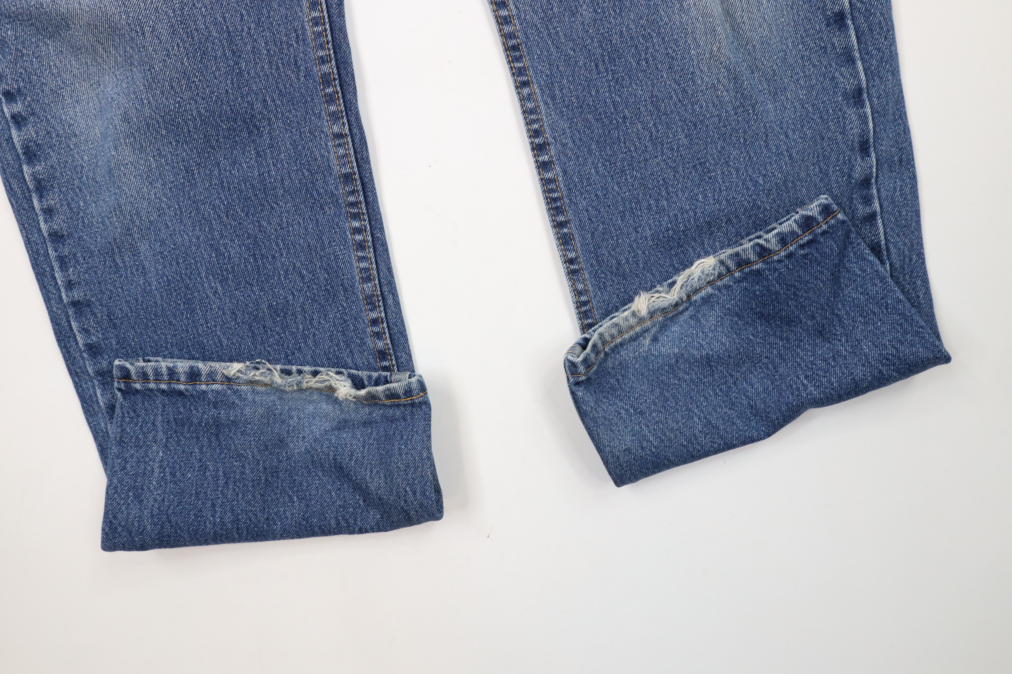 Levi's × Vintage Vintage Y2K Levis 505 Regular Fit Denim Jeans Blue Cotton Size US 36 / EU 52 - 5 Thumbnail