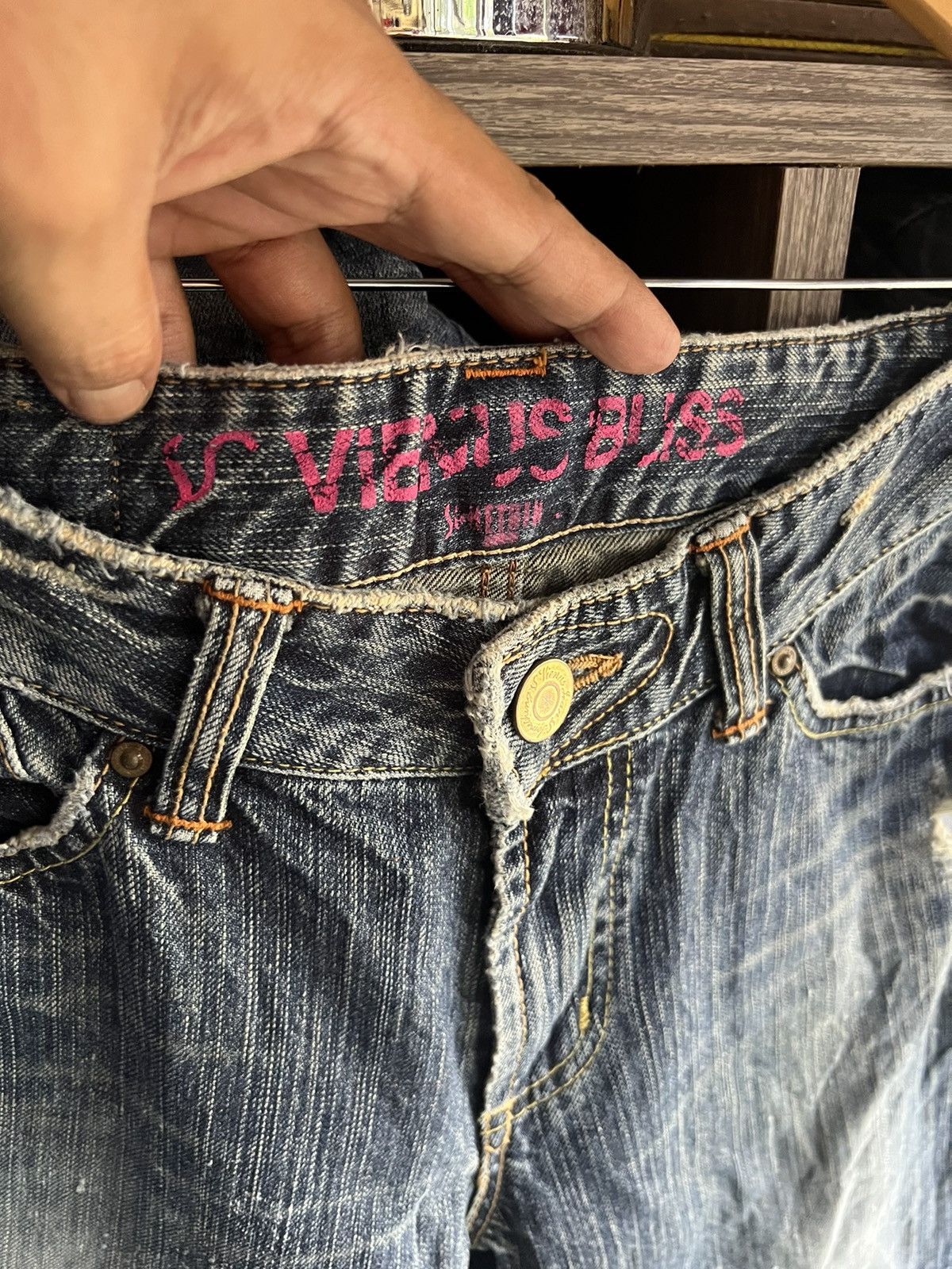 Edwin 🔥Something Edwin Vienus Bliss Distressed Denim Size 30" / US 8 / IT 44 - 13 Thumbnail