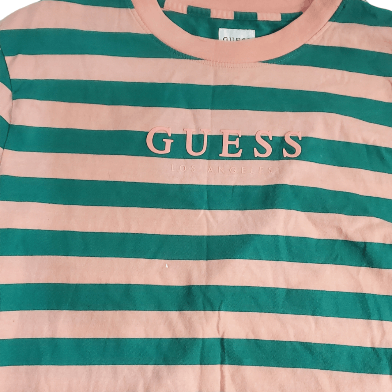 Vintage Guess Striped T-Shirt Size US L / EU 52-54 / 3 - 2 Thumbnail