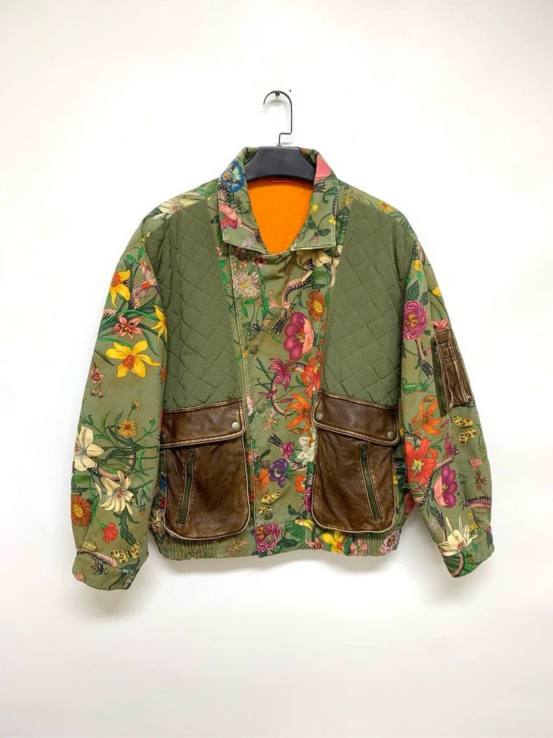 Gucci Gucci Floral Cotton Jacket Year of the Dragon Size US XL / EU 56 / 4 - 1 Thumbnail