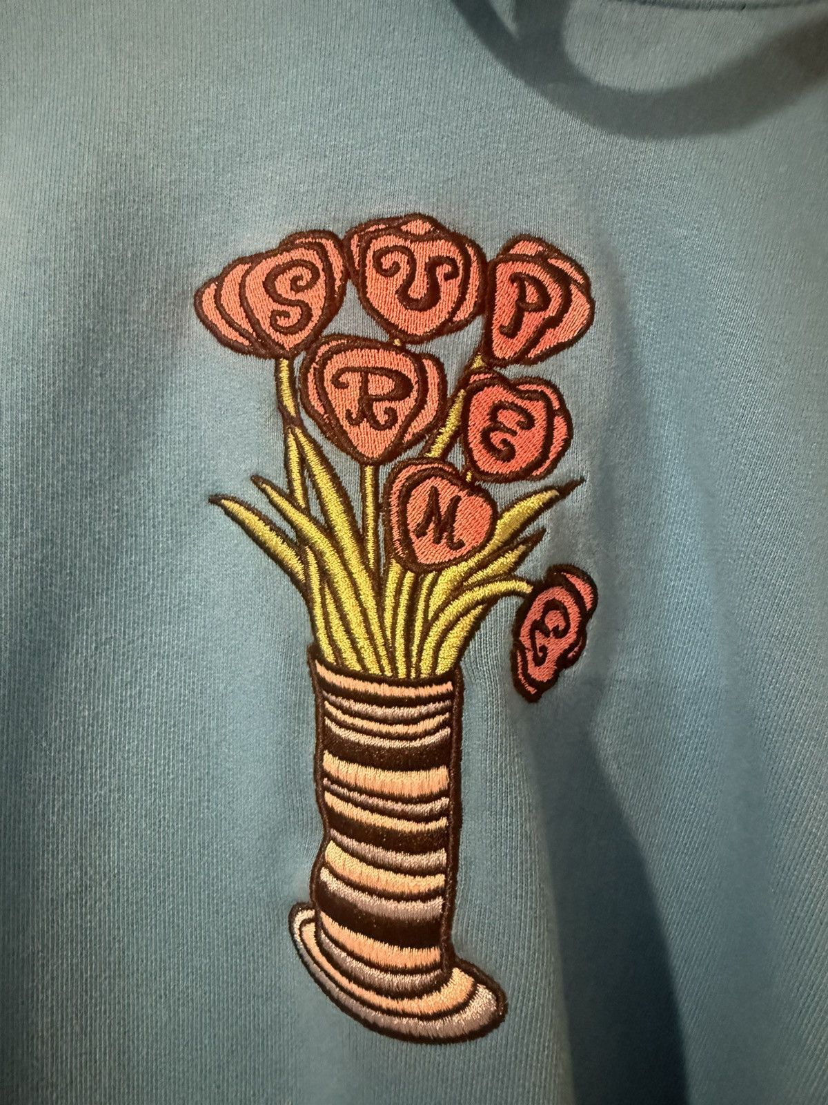 Supreme Flowers Hooded Sweatshirt Size US M / EU 48-50 / 2 - 2 Thumbnail