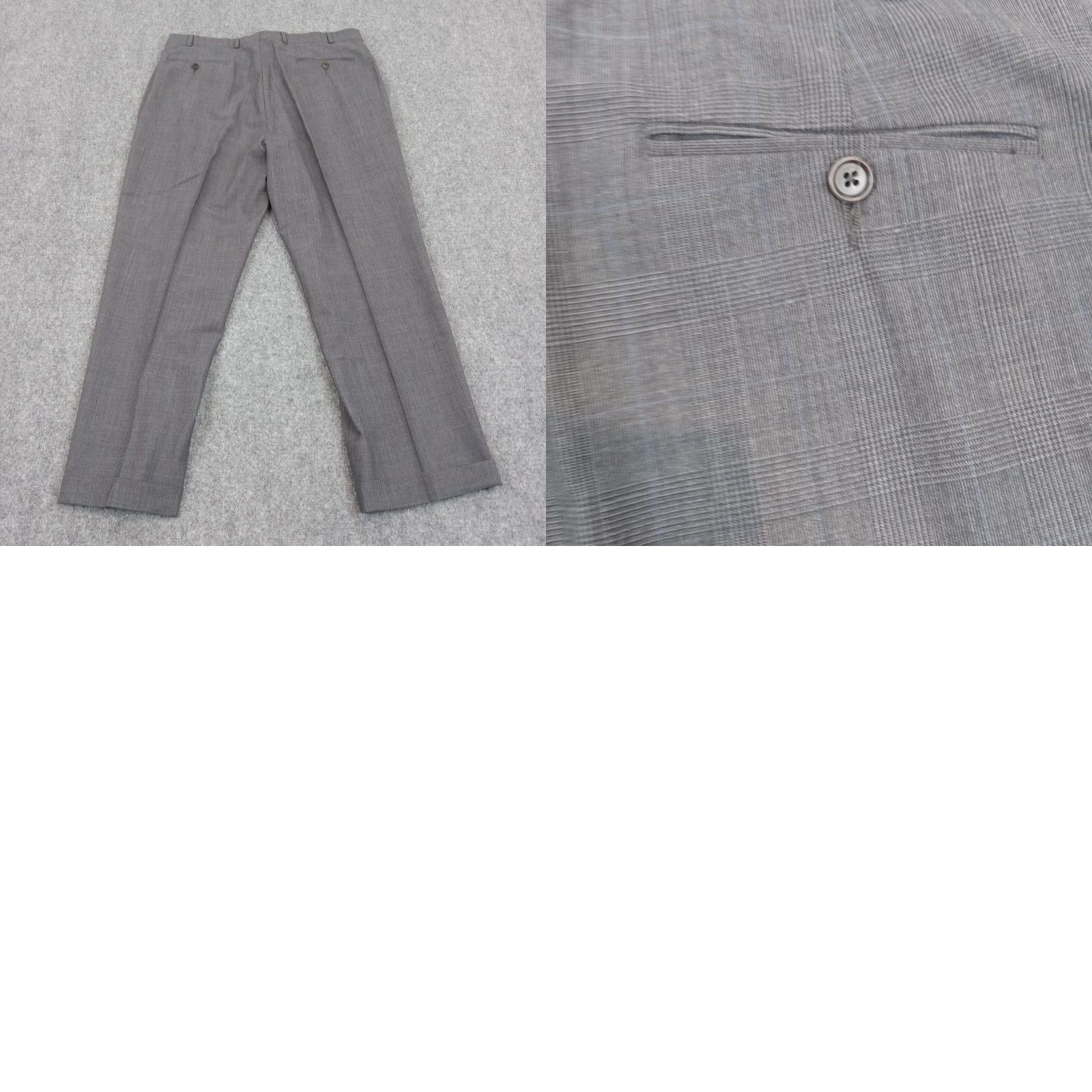 Brooks Brothers Brooks Brothers Mens Pants Gray Dress Extra Large XL Stretch Straight Leg Size US 37 - 8 Thumbnail