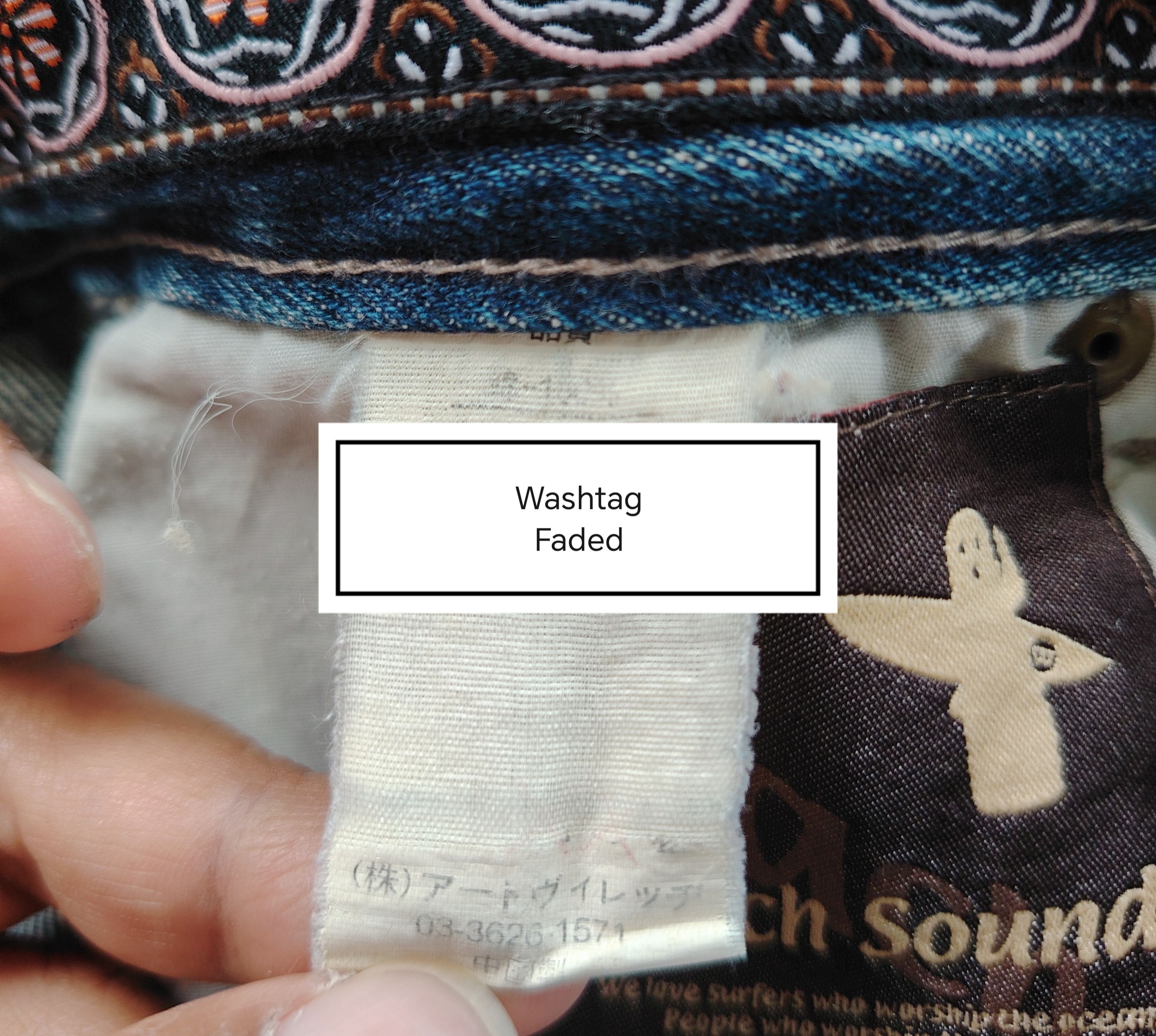 If Six Was Nine 💥BEST OFFER💥VINTAGE BEACH SOUND DISTRESSED DENIM Size US 32 / EU 48 - 15 Thumbnail