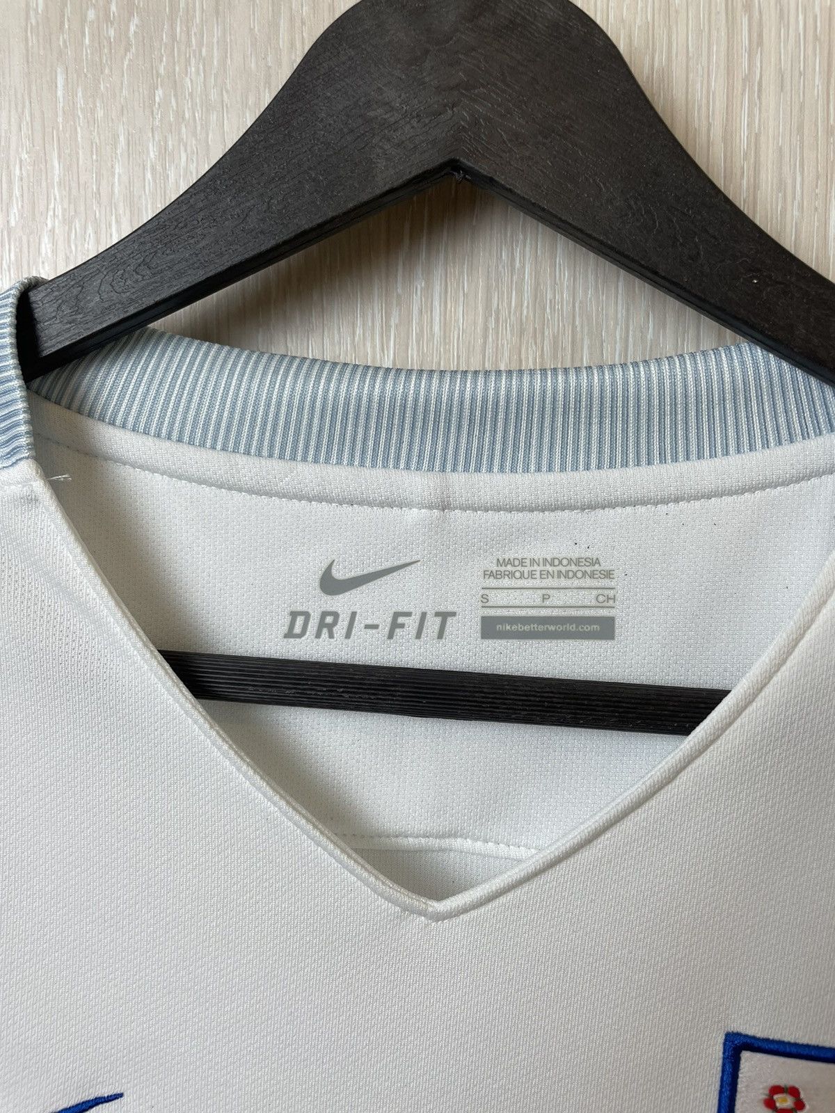Nike × Vintage England Nike soccer jersey S 2014 white Size US S / EU 44-46 / 1 - 9 Thumbnail
