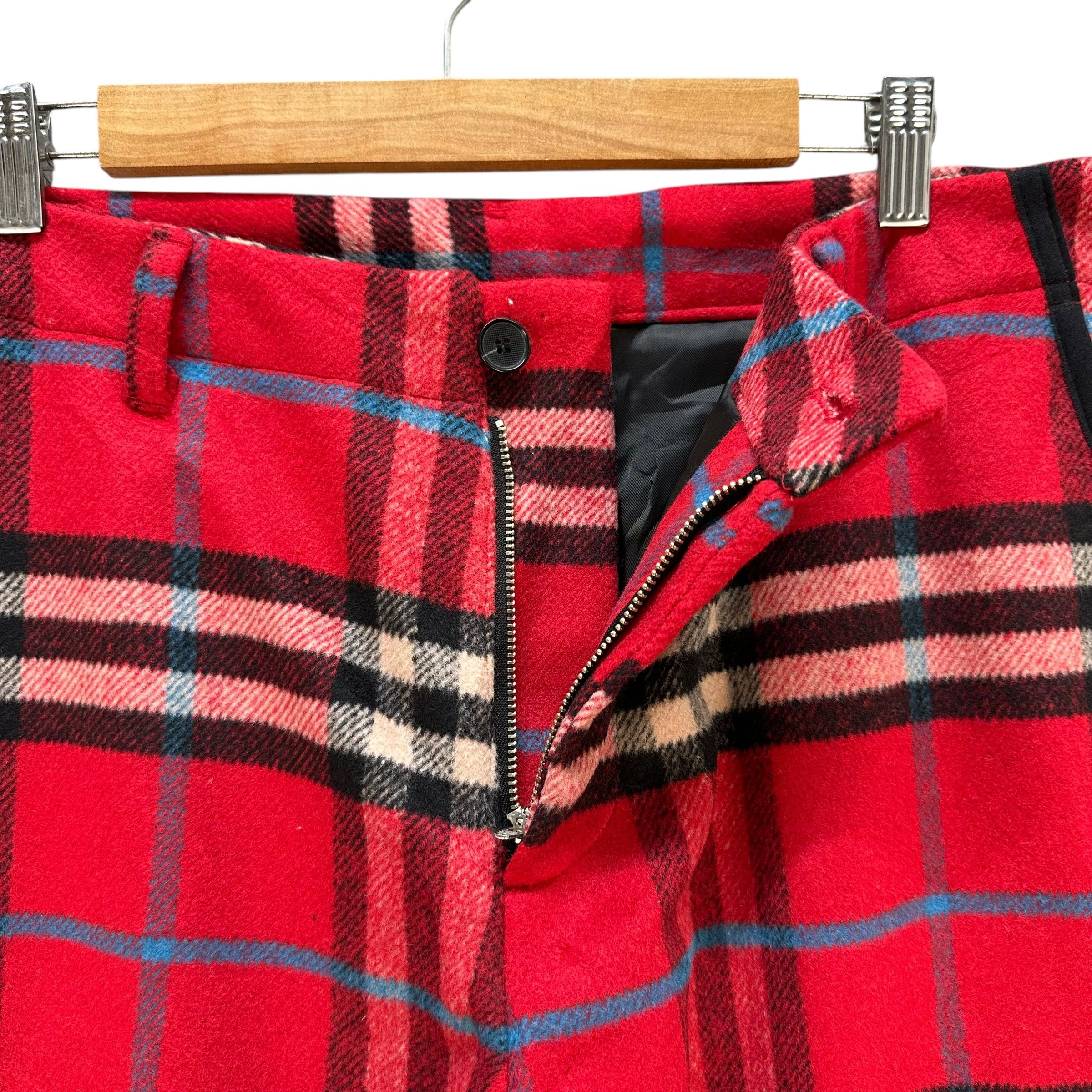 Kangol KANGOL X GRAND SLAM Red Check Cargo Pant #A76-1820 Size US 36 / EU 52 - 4 Thumbnail