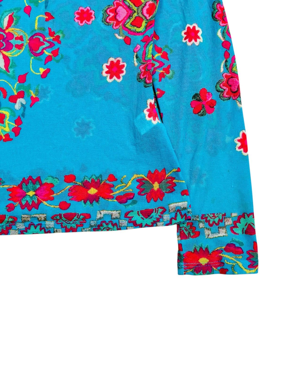 Issey Miyake 2001 Issey Miyake - LSD Flower Mesh Top Size US M / EU 48-50 / 2 - 4 Thumbnail
