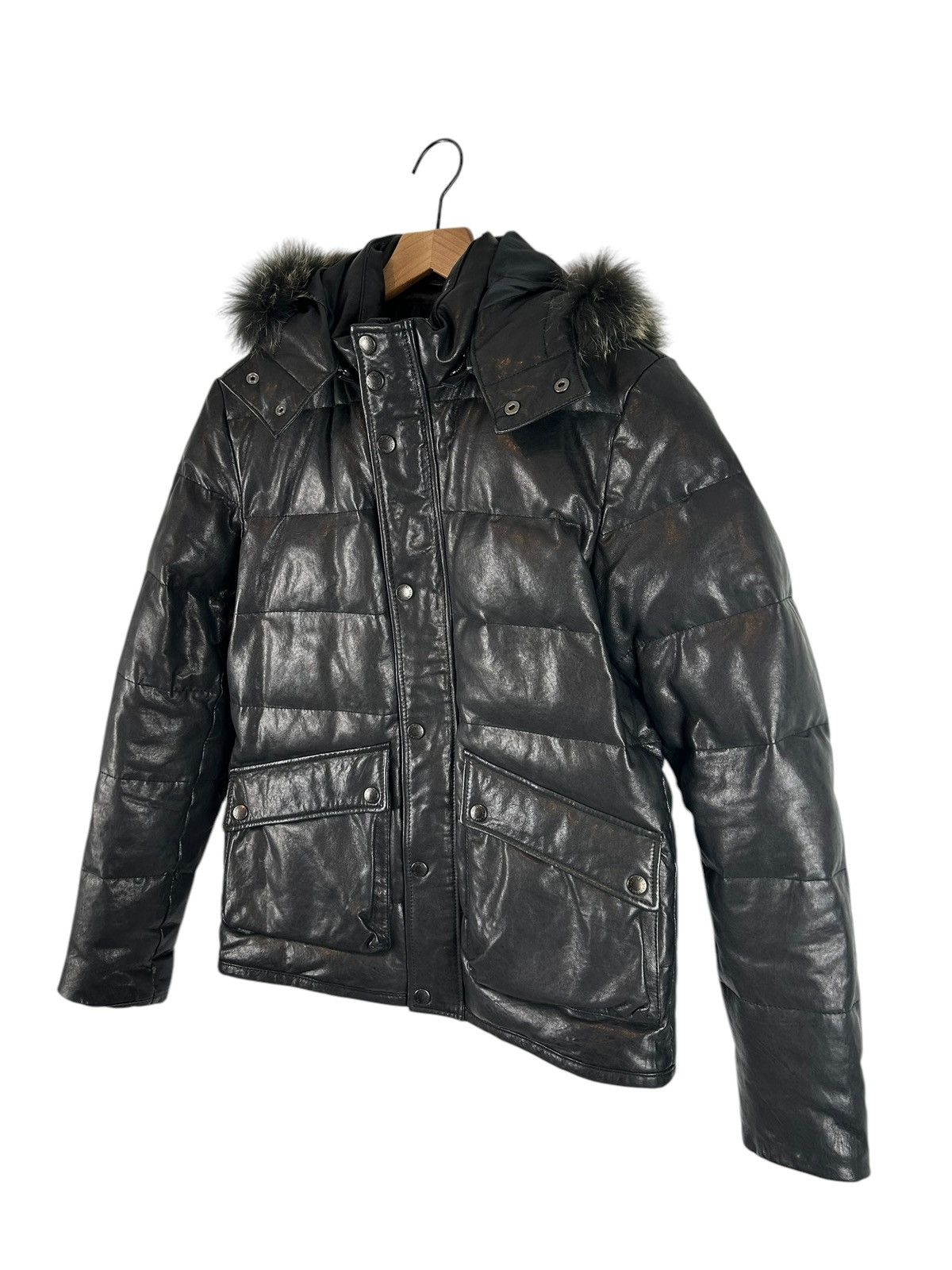 Journal Standard Journal Standard Sheepskin Leather Down Jacket Size US L / EU 52-54 / 3 - 2 Thumbnail