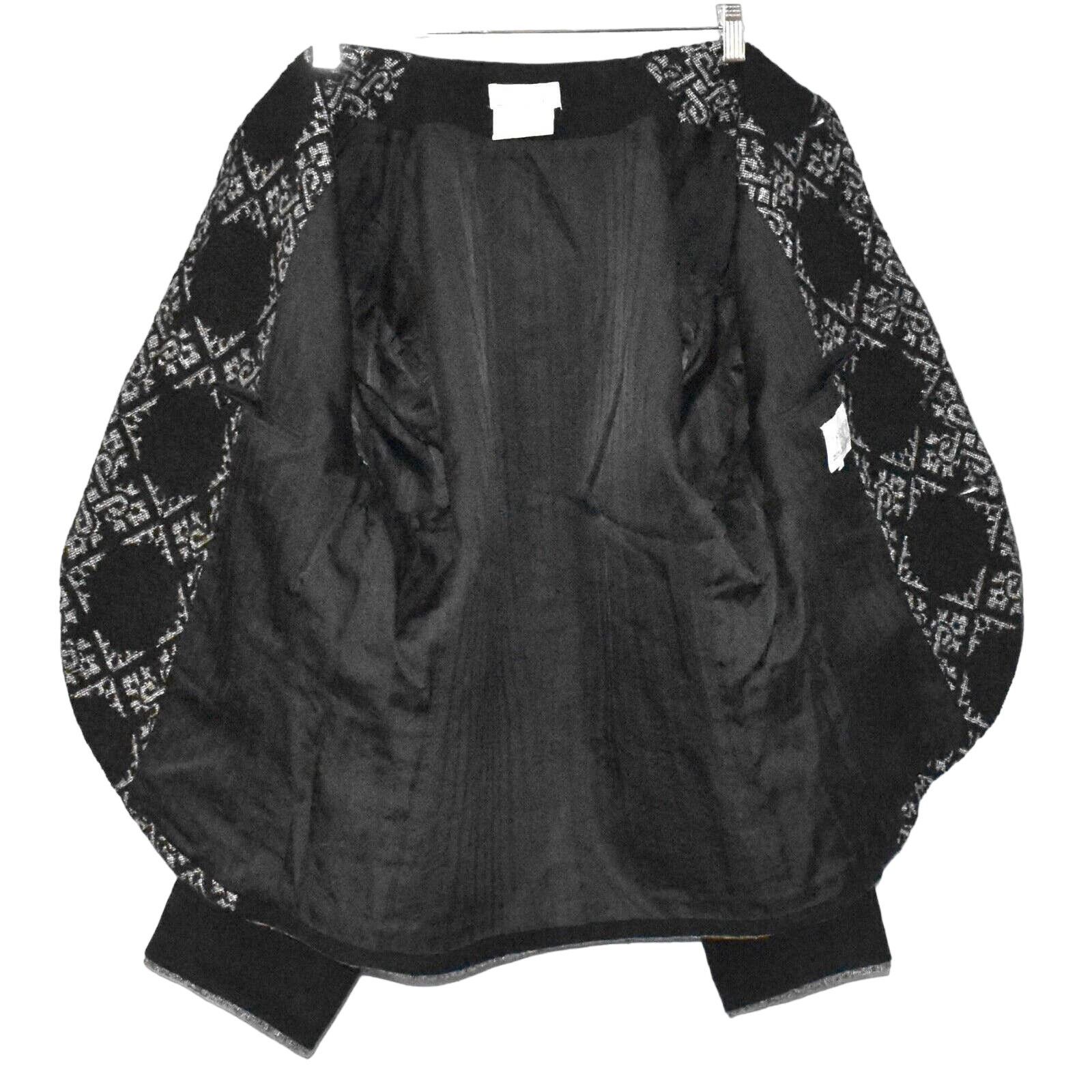 Matsuda MATSUDA Nicole Tokyo Japan Black White Wool Blend Jacket S Size S / US 4 / IT 40 - 4 Thumbnail