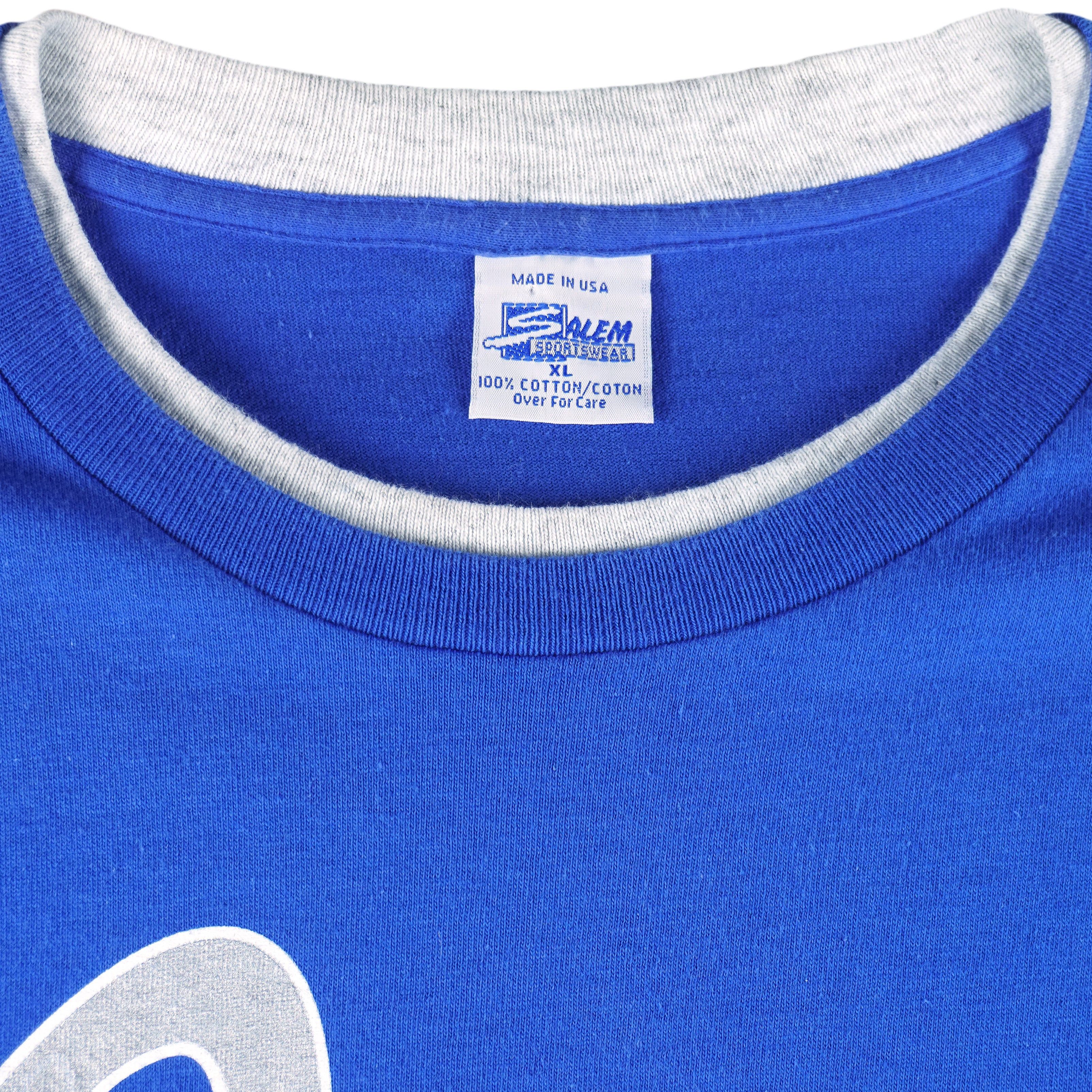Salem Sportswear NCAA - Duke Blue Devils Roll Em Ups T-Shirt 1992 Size US XL / EU 56 / 4 - 4 Thumbnail