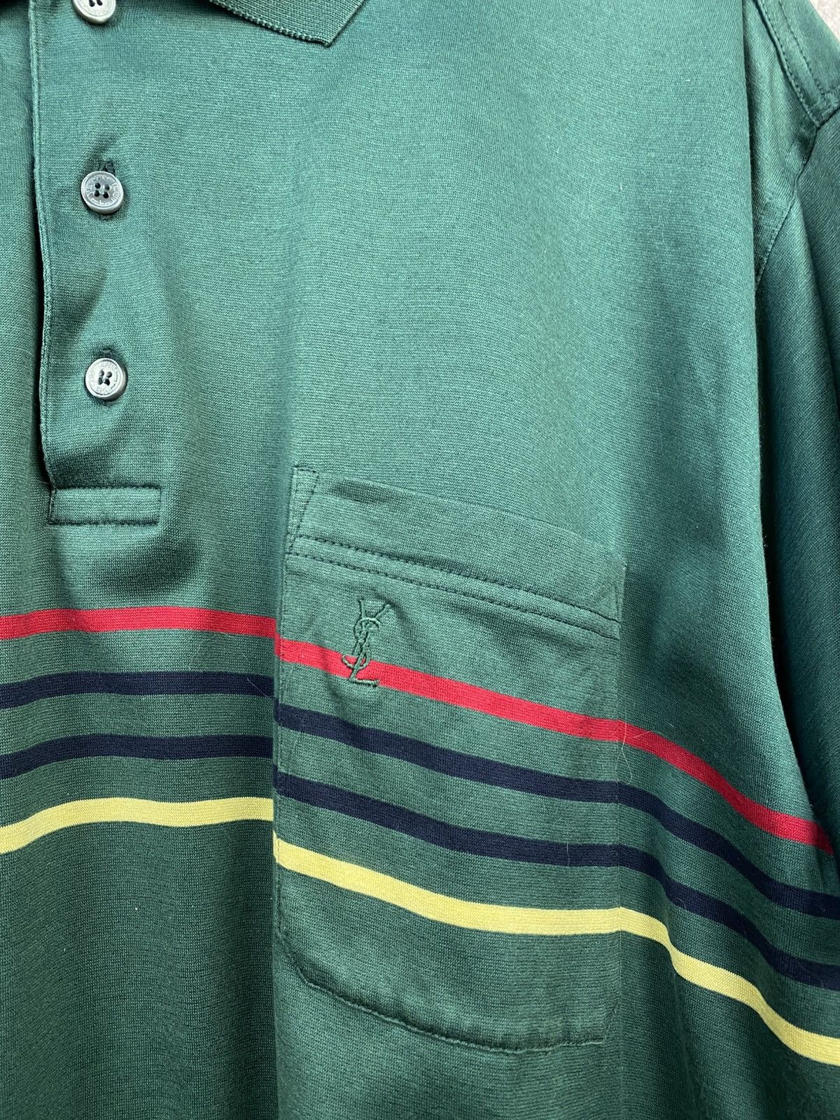 Vintage Yves Saint Laurent polo shirt Vintage style YSL Size US L / EU 52-54 / 3 - 3 Thumbnail