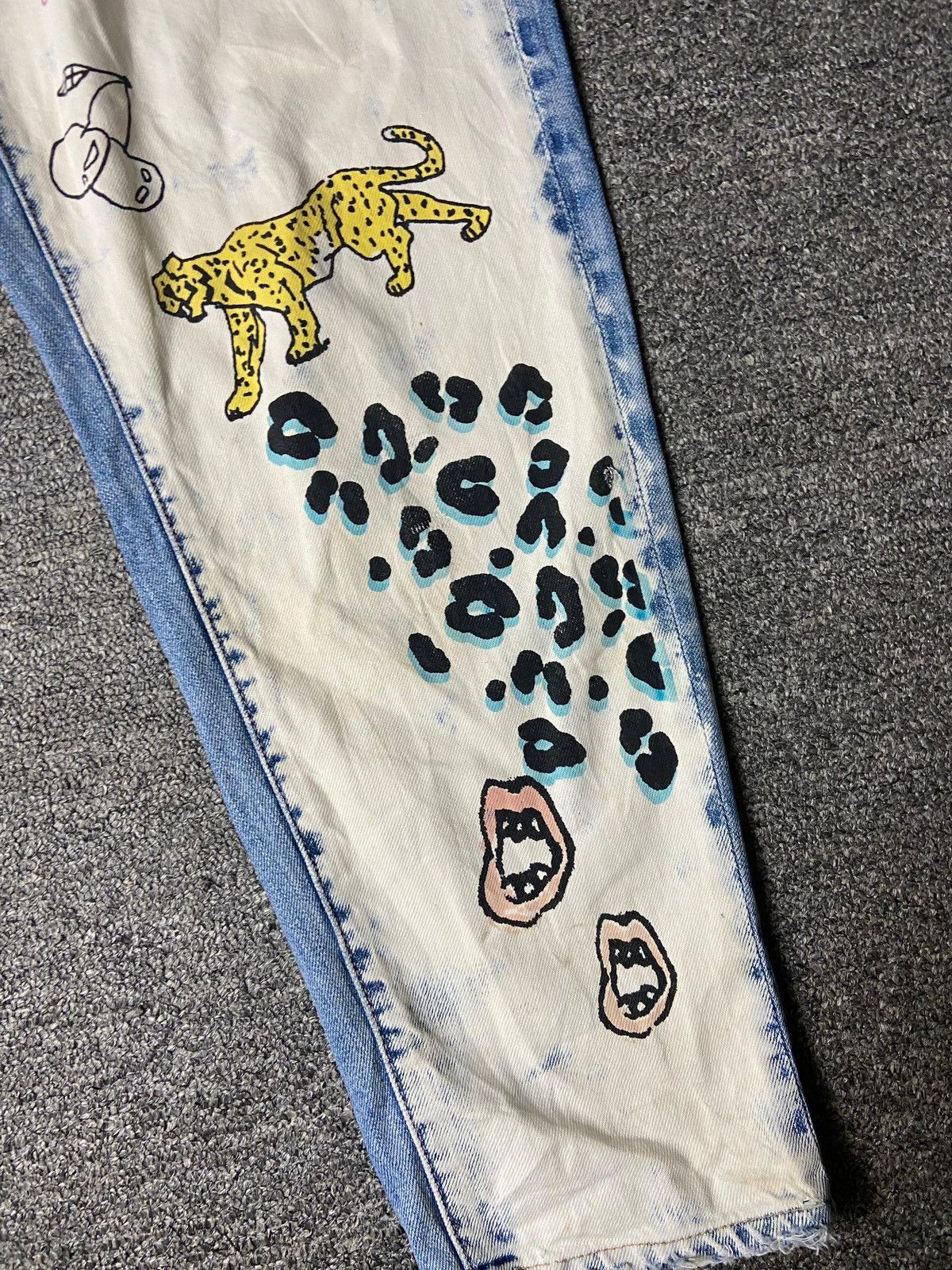 Japanese Brand Vintage RNA Pop Art Denim Jeans (165) Size US 33 - 13 Thumbnail