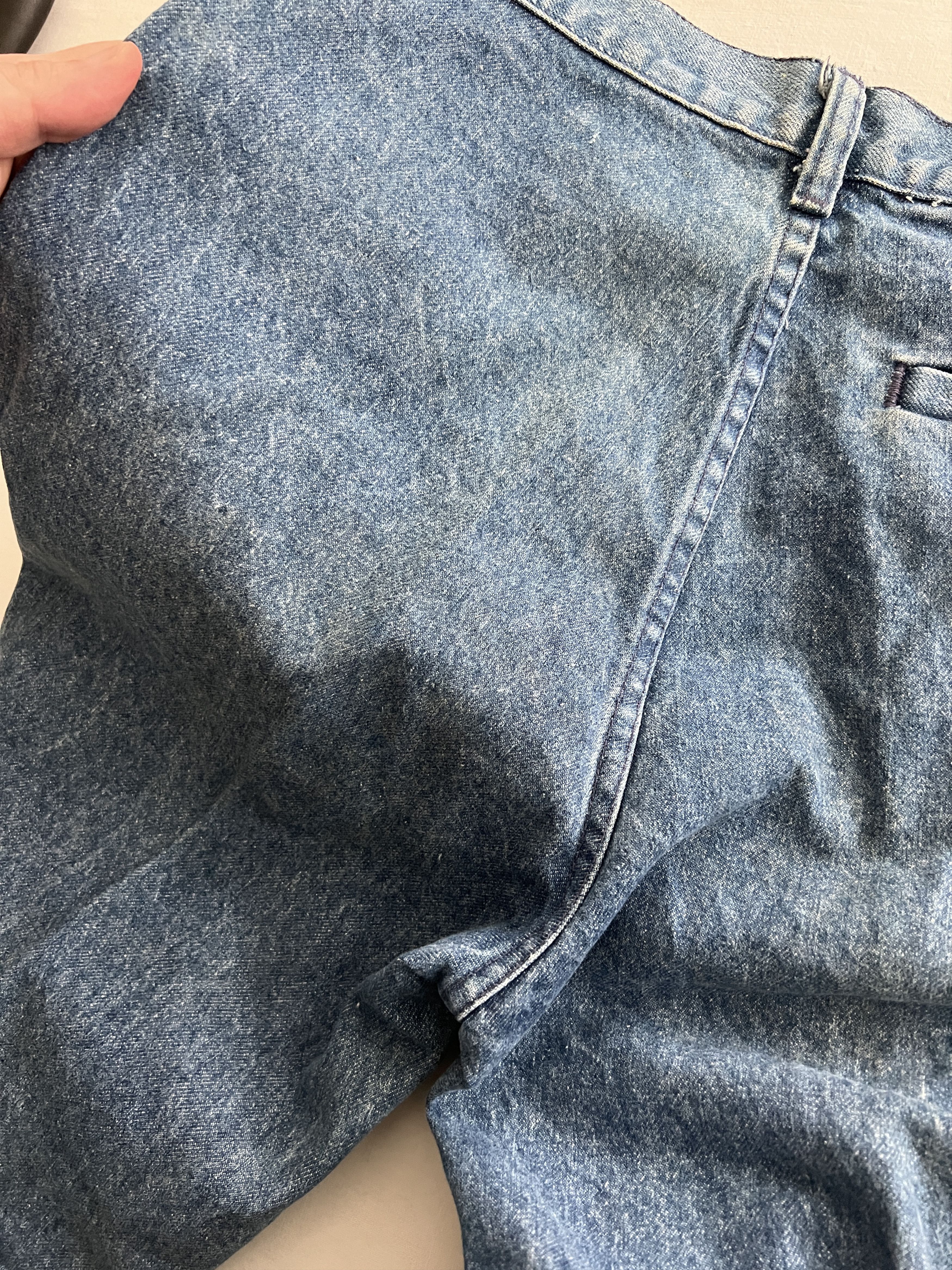 Vintage Vintage 90s Wrangler Washed Denim Jeans W30 L30 Size 30" / US 8 / IT 44 - 10 Thumbnail