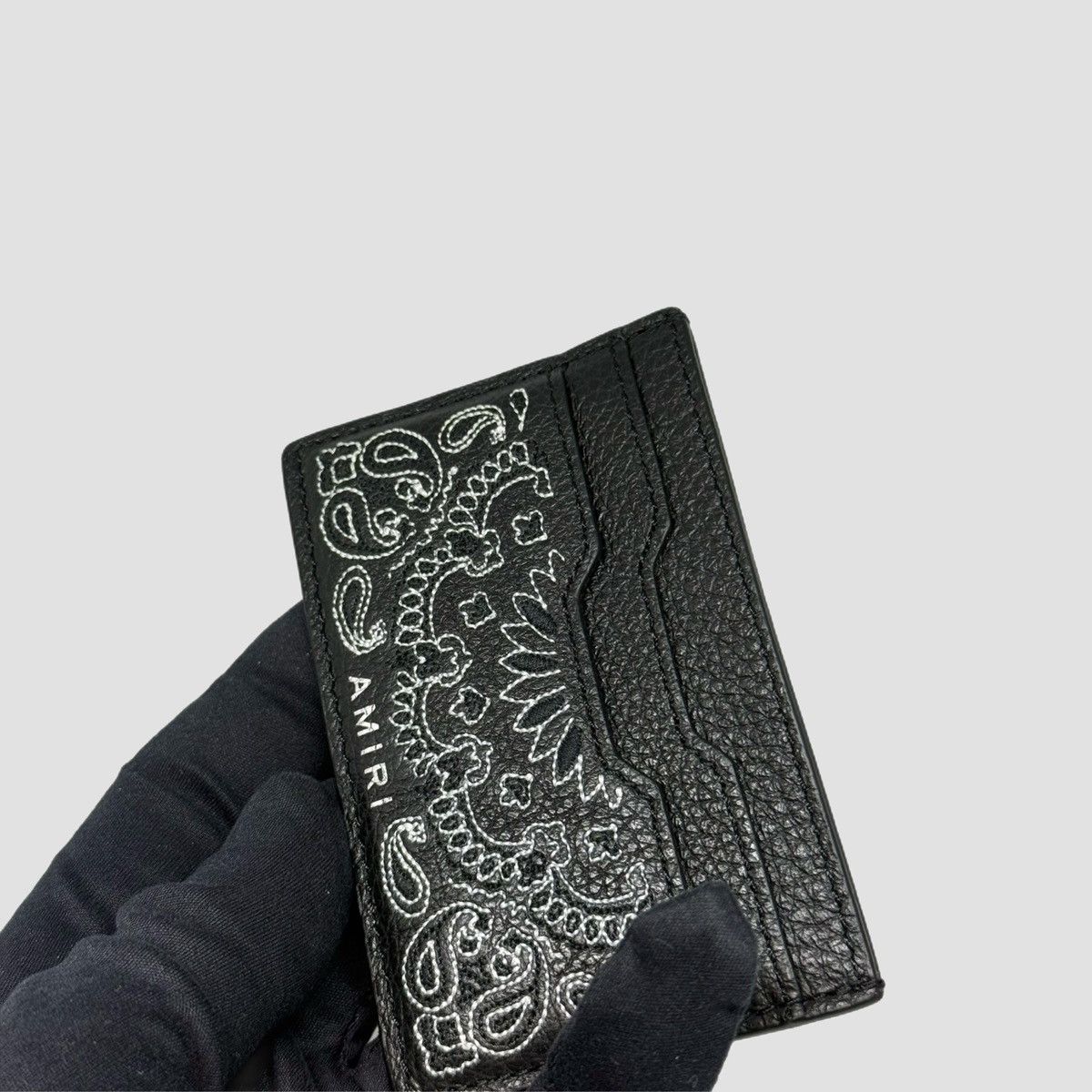 Amiri Amiri Bandana Card Holder Wallet Size ONE SIZE - 5 Thumbnail